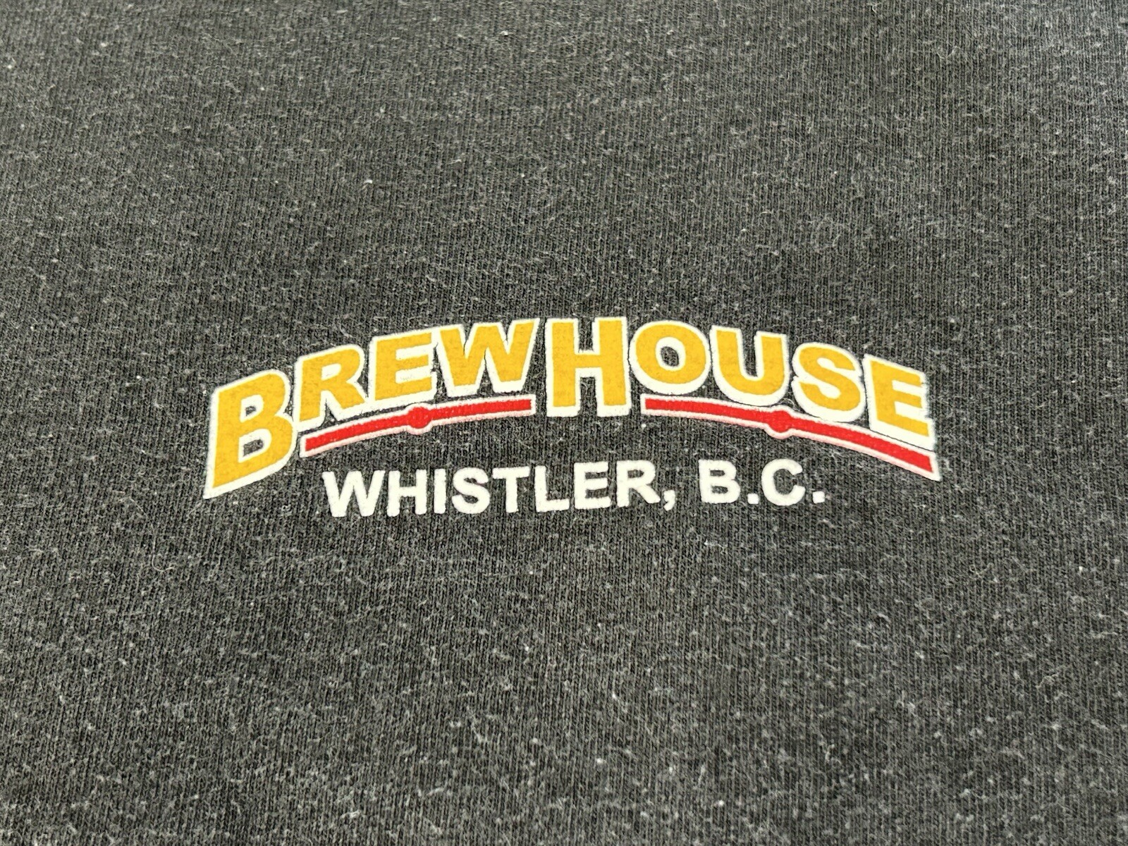 Vtg Whistler BC Brewhouse Pub T- shirt, Adult L Lifty Lager High Mt Brewery