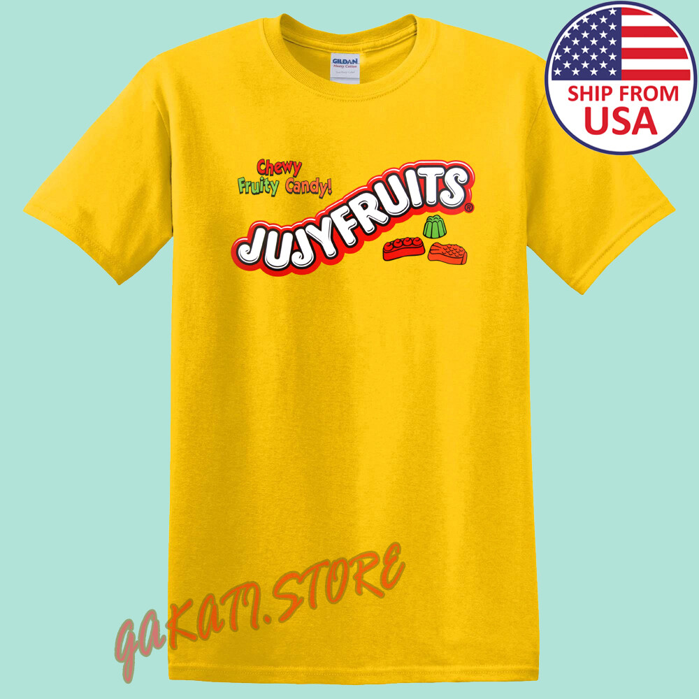 Jujyfruits Classic Candy Men&rsquo;s Yellow T-Shirt Size S-5XL