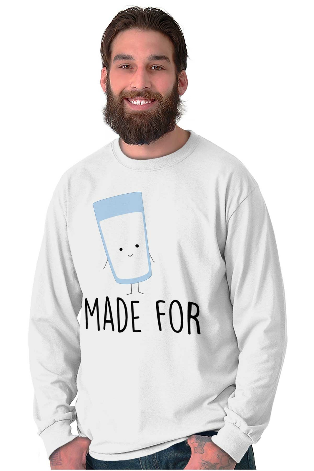 Relationship Boyfriend Girlfriend Matching Long Sleeve Tshirt for Men or Women