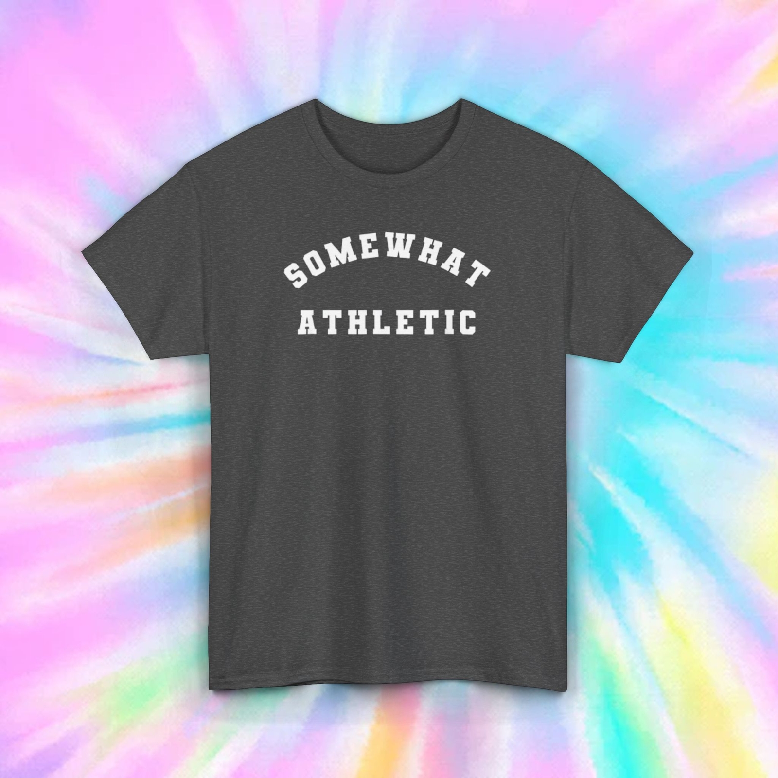 Somewhat Athletic Sarcastic Gym Workout Humor Funny Fitness Gift T-Shirt Tee