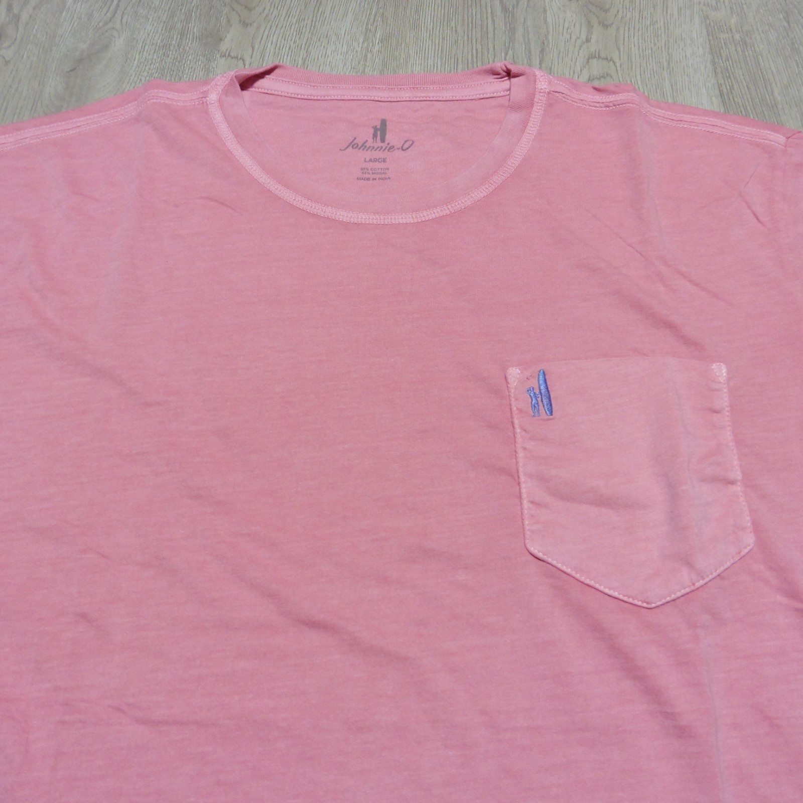 Johnnie-O Men&rsquo;s Large Dale 2.0 Crewneck T-Shirt Bandana Short Sleeve