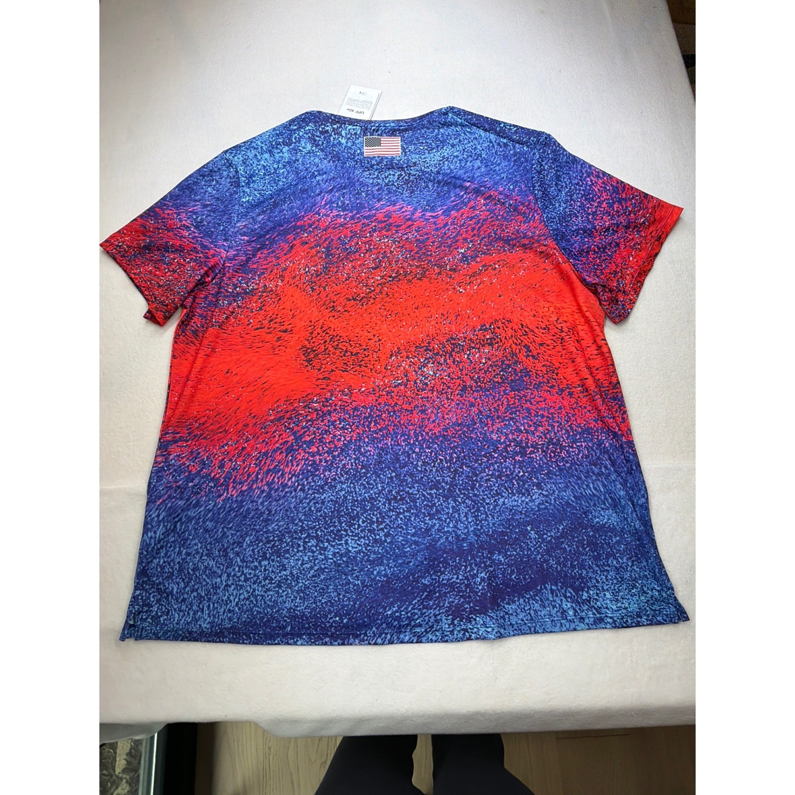 Nike Men&rsquo;s Dri-FIT Running T-Shirt USA Miler FJ3411-635 Size XL NWT UPF 40+