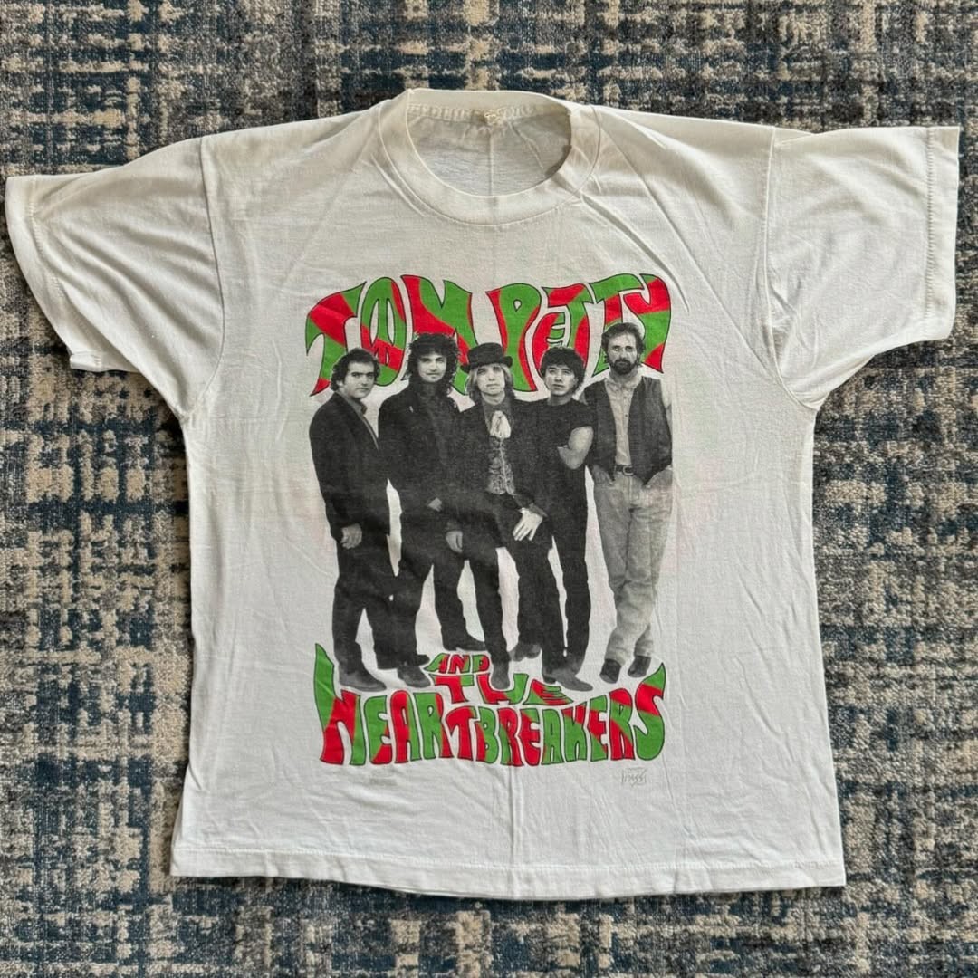 1992 TOM PETTY TOURING THE GREAT WIDE OPEN Vintage T-Shirt Reprint