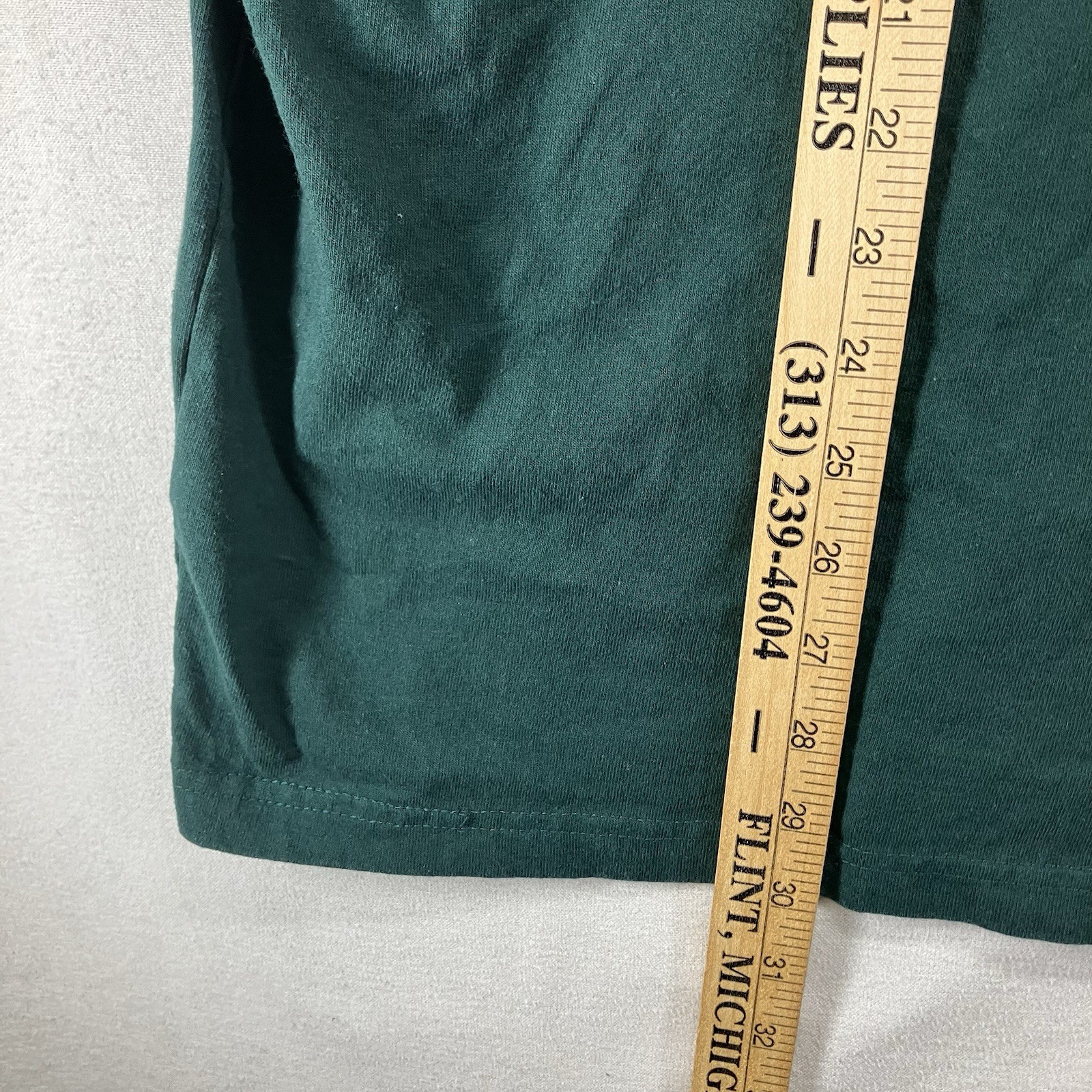 Carhartt Mens Large Short Sleeve T-Shirt OG Fit Heavy Hunter Green Company Logo