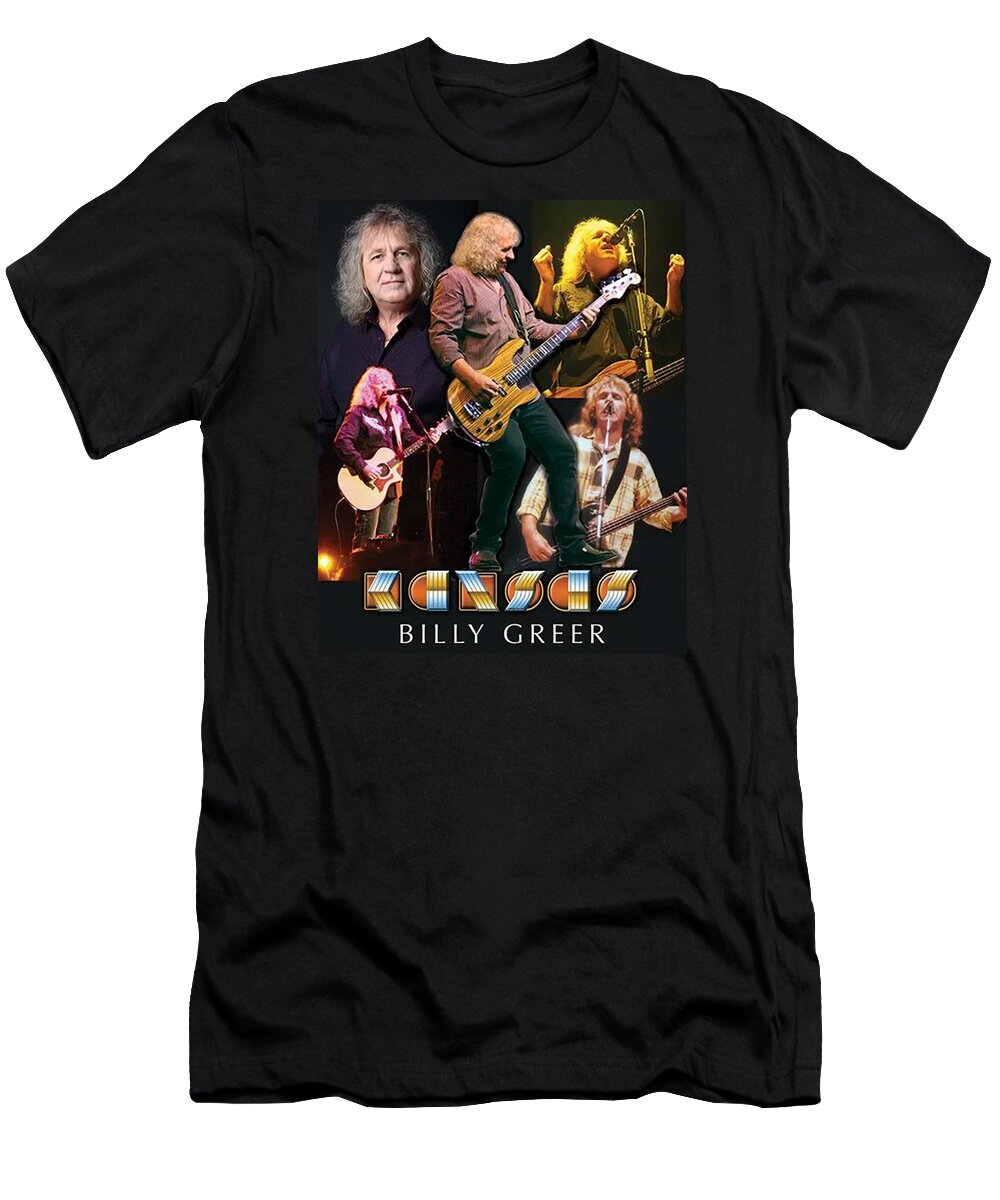 New Kansas Band Rock 70s Billy Greer All size Shirt Color D665