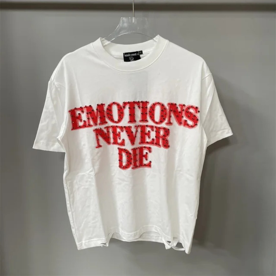 Mixed Emotion T-shirt Red/Blue/Black/White Size S/M/L/XL