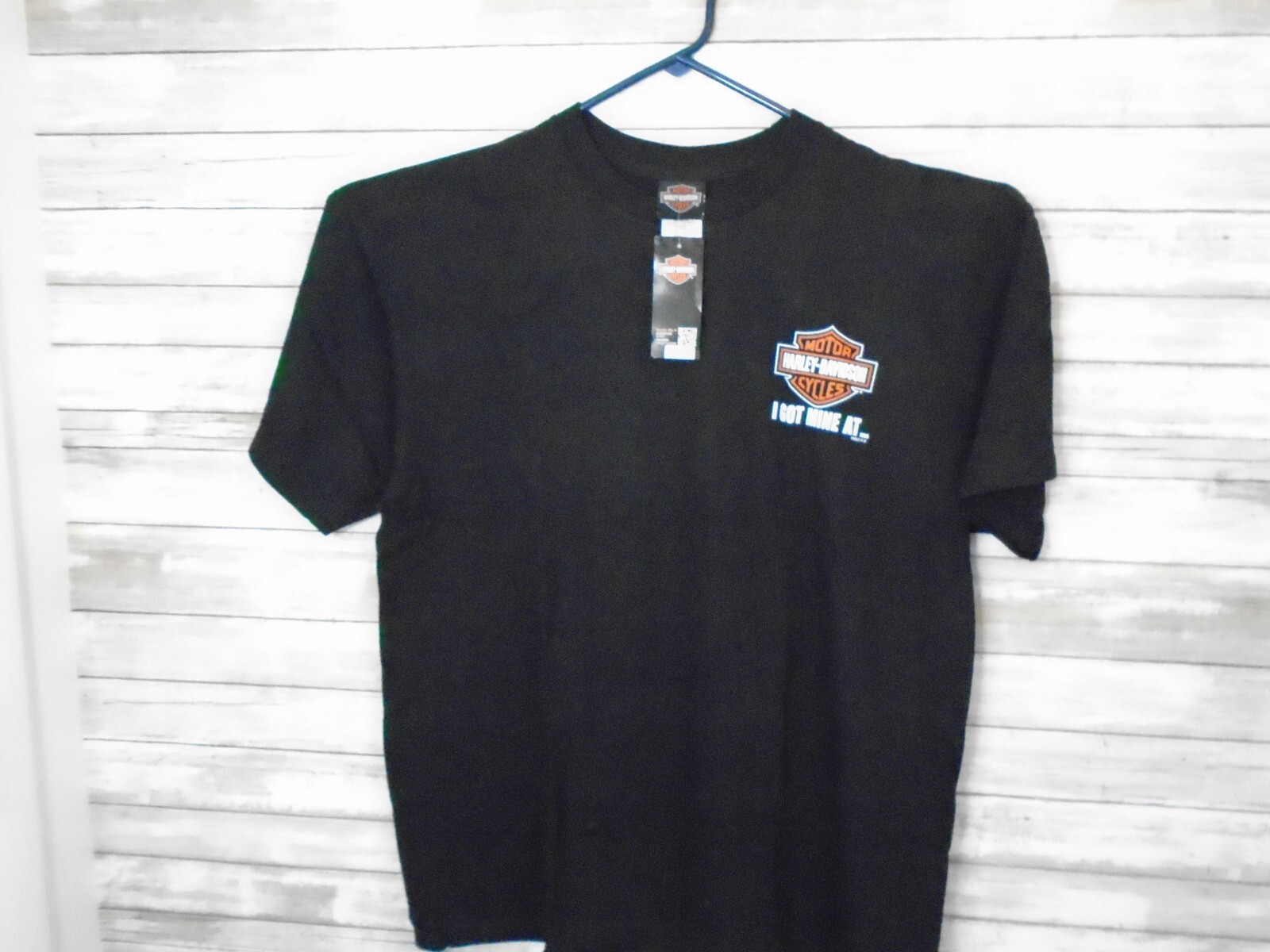 NWT Green Mountain Harley-Davidson Essex Jct VT black t shirt men&rsquo;s size XL