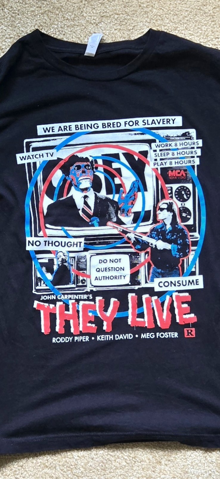 RARE They Live T-Shirt – Men&rsquo;s M – Studiohouse Designs – Horror Merch
