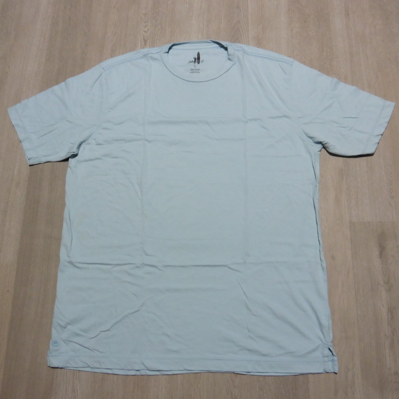 Johnnie-O Men&rsquo;s Large T-Shirt Blue SS Crew Neck Flawed