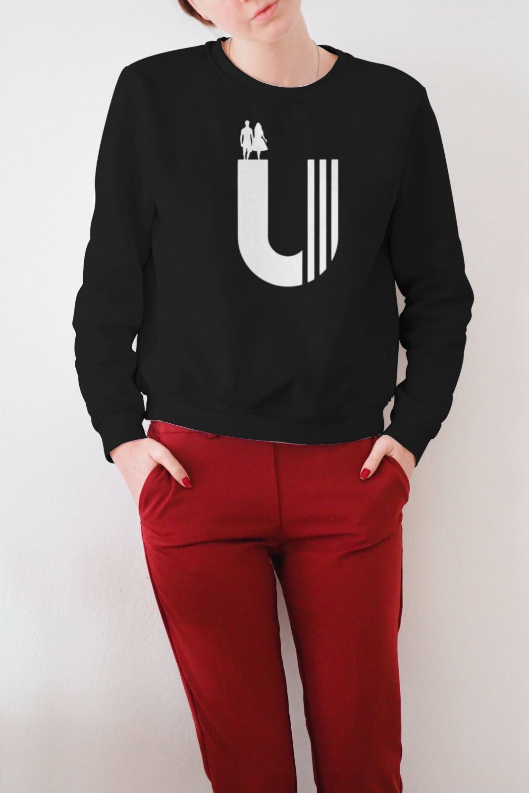 Couple T-Shirt Matching Top Unisex Sweatshirt Hoodie BF GF Love New Valentine US