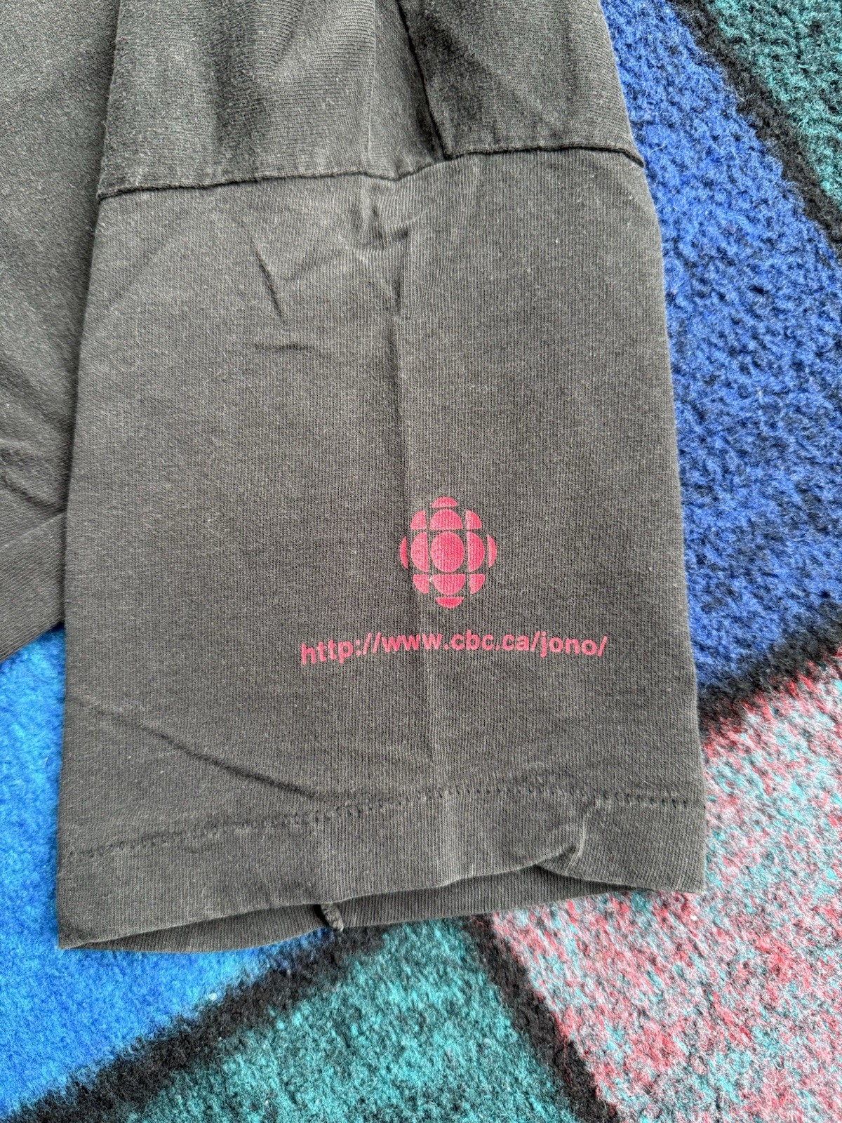 Vintage Y2K Jonovision Canadian Teen Talk Show Spell Out Logo Tshirt Mens L