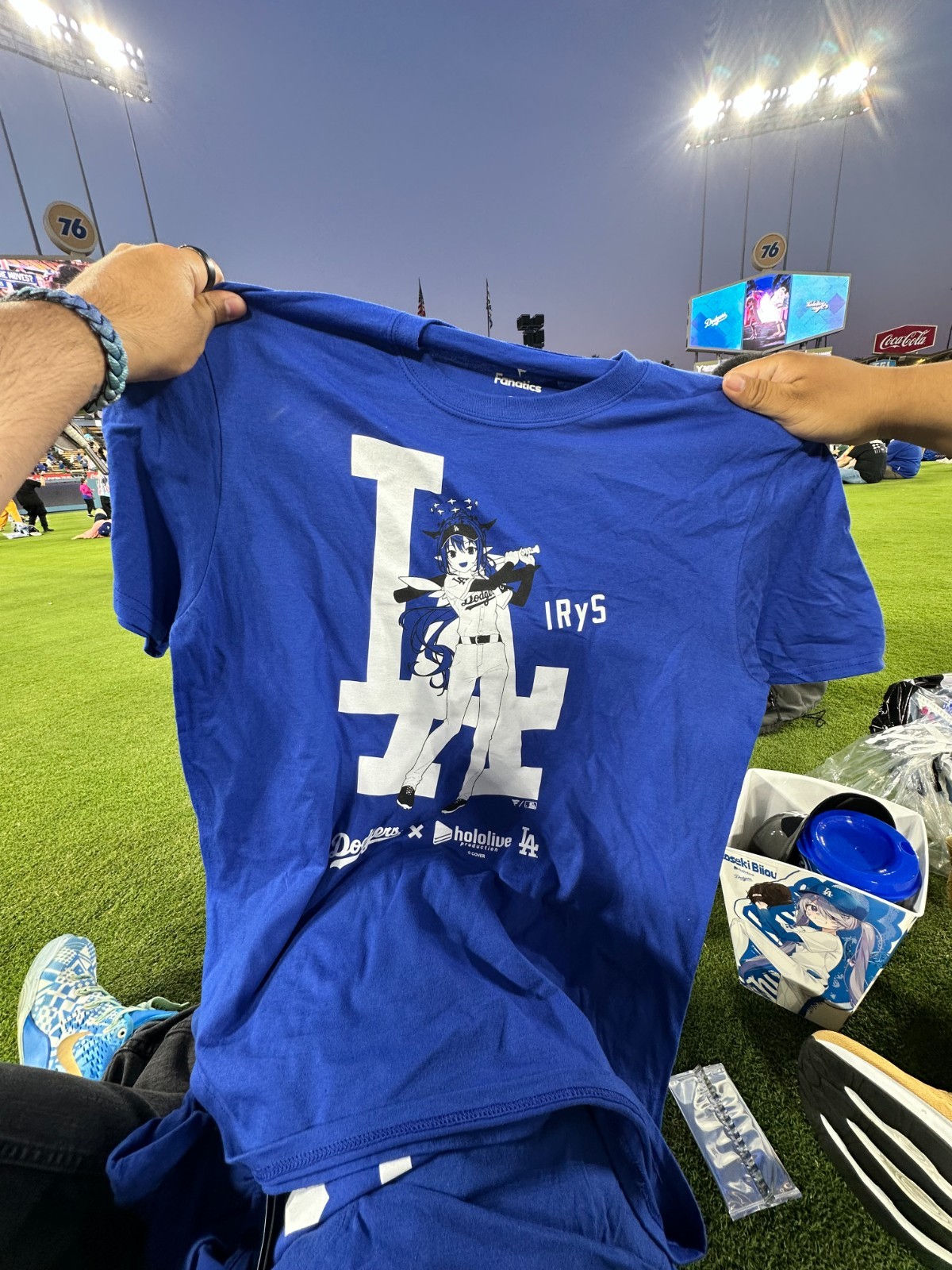 *NEW* Official LA Dodgers x Hololive Night T-Shirt Irys 7/5/25
