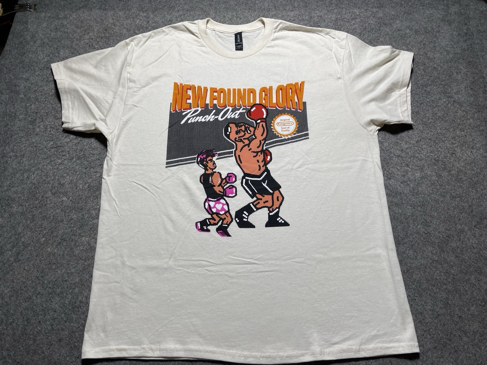 NFG New Found Glory Concert Tour XL Shirt Dance Floor or Boxing Ring Punch Out