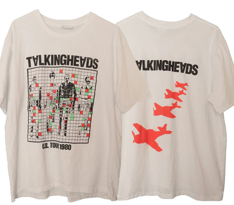 Talking Heads 2 sided 1980 Retro style Unisex T shirt Men Women tee NH9446