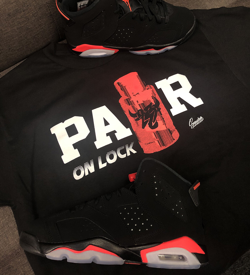 Shirt To Match Jordan 6 Infrared 2019 – Lace Lock Shirt