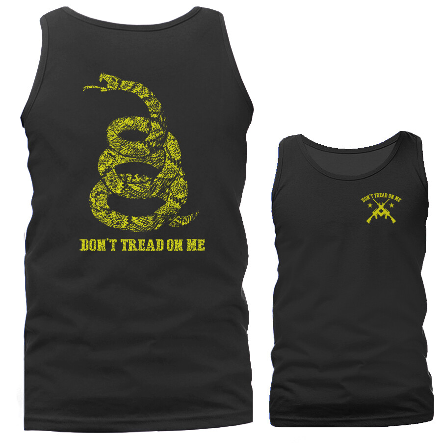 Don&rsquo;t Tread on Me US Flag American Pride Patriotic Tank Top