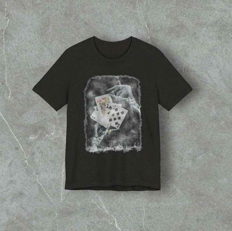 Skeleton Graphic T-Shirt, Gothic Skull Tee, Vintage Grunge Shirt