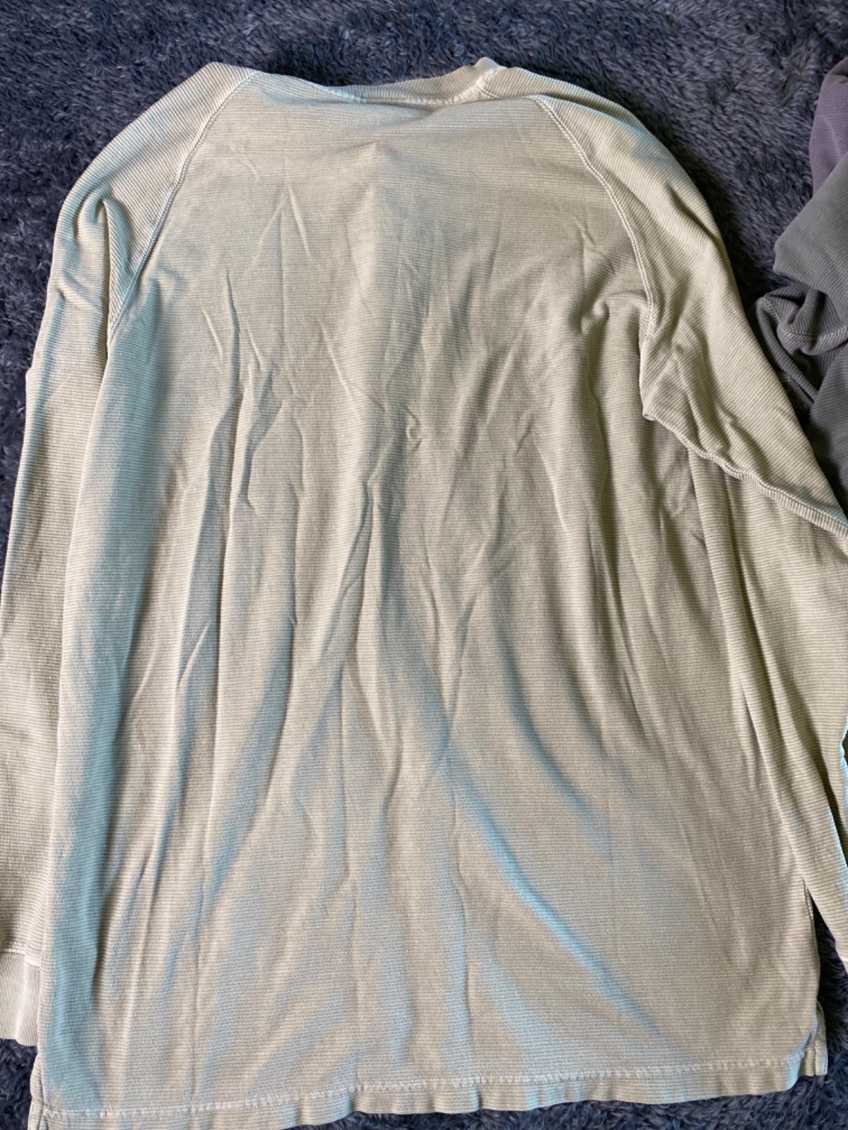 Lot of 3 – L.L. Bean Thermal Henley Long Sleeve Waffle Men&rsquo;s WORK Grunge M Tall