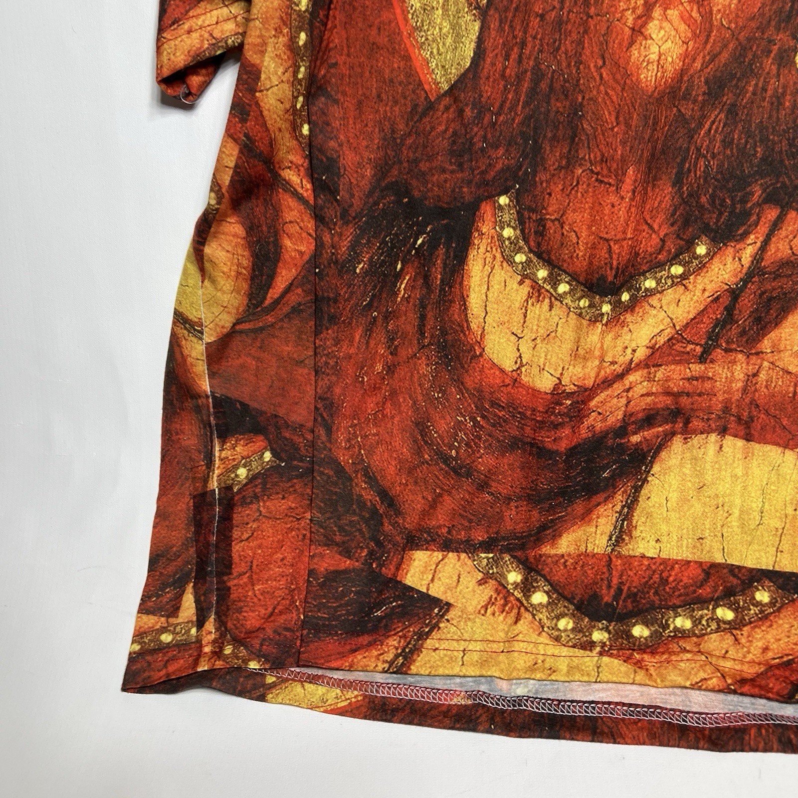 Jesus Mens XXXL (3XL)T Shirt Thorns All Over Print Virgin Icons For You