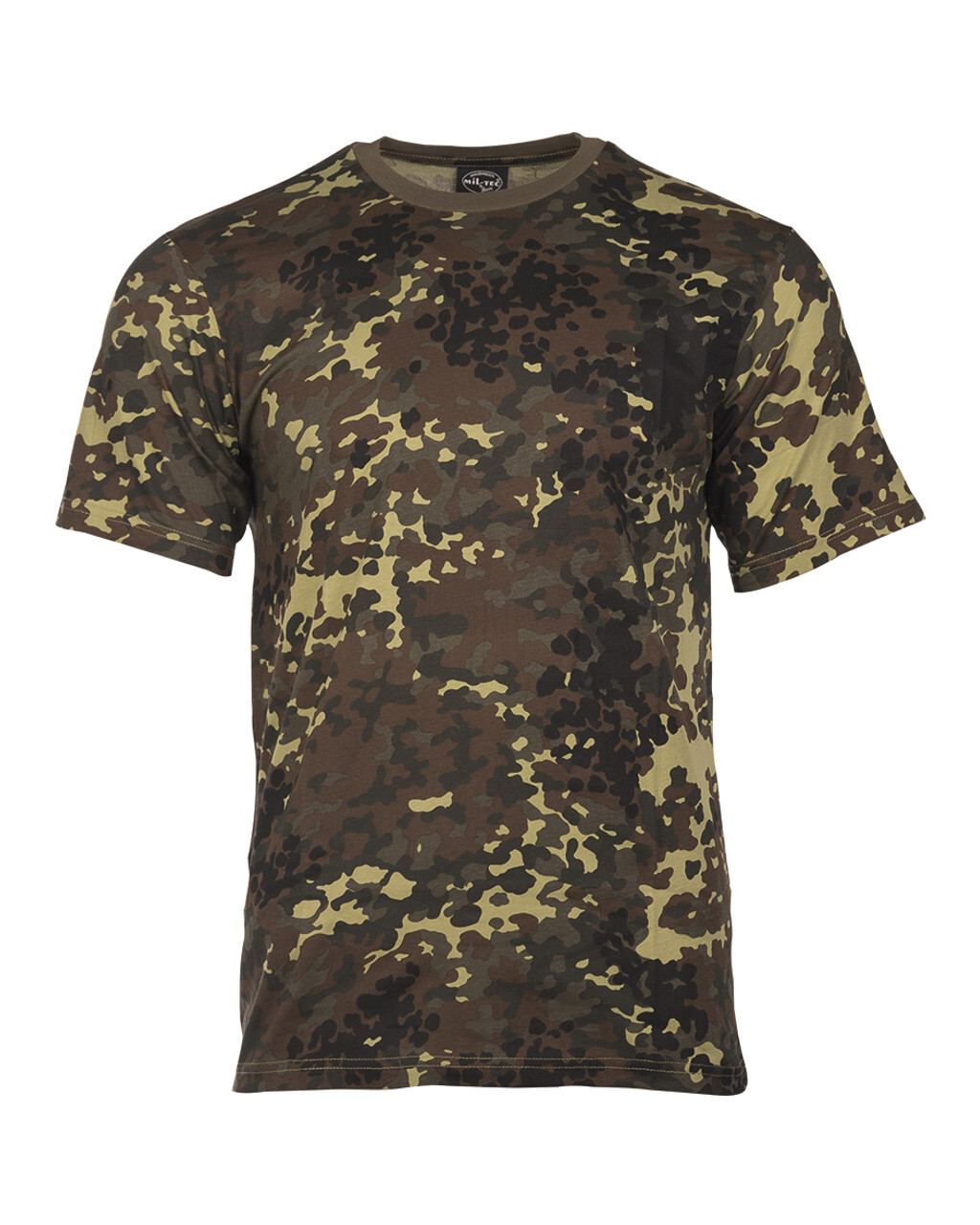 Flecktarn German Camo Military Shirt Cotton T-Shirt Sizes M to 3XL Army NEW
