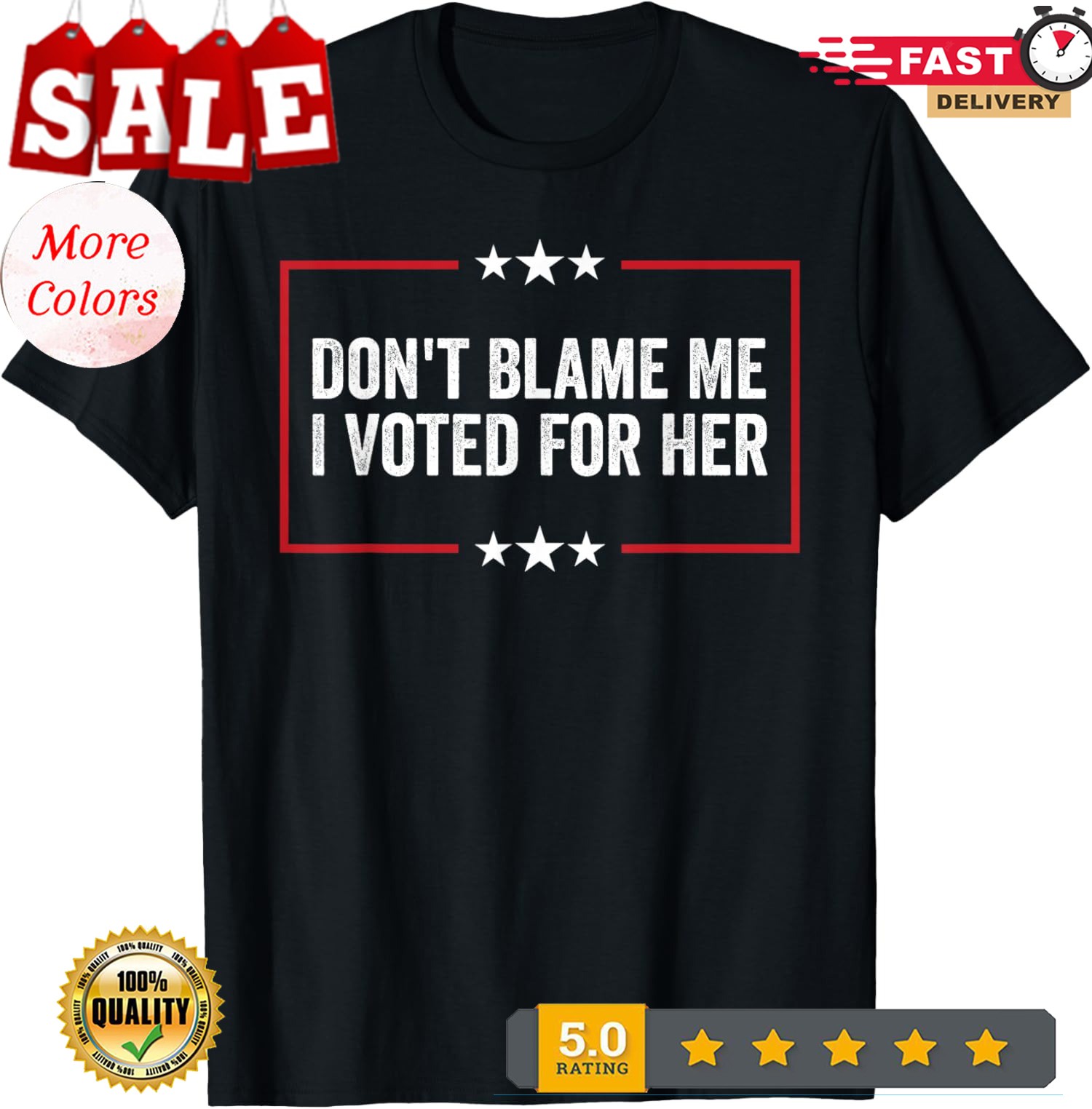 2025/Don&rsquo;t Blame Me I Voted For Her Kamala Harris Unisex T-Shirt