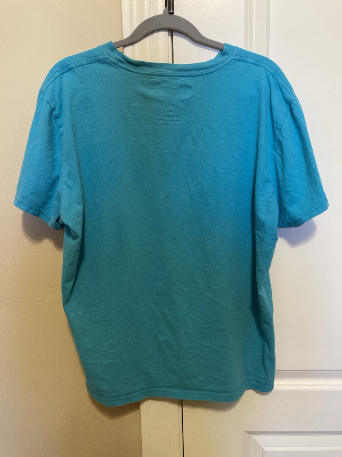 Miami Dolphins T Shirt Mens Medium Aqua NFL Football Helmet Team Apparel