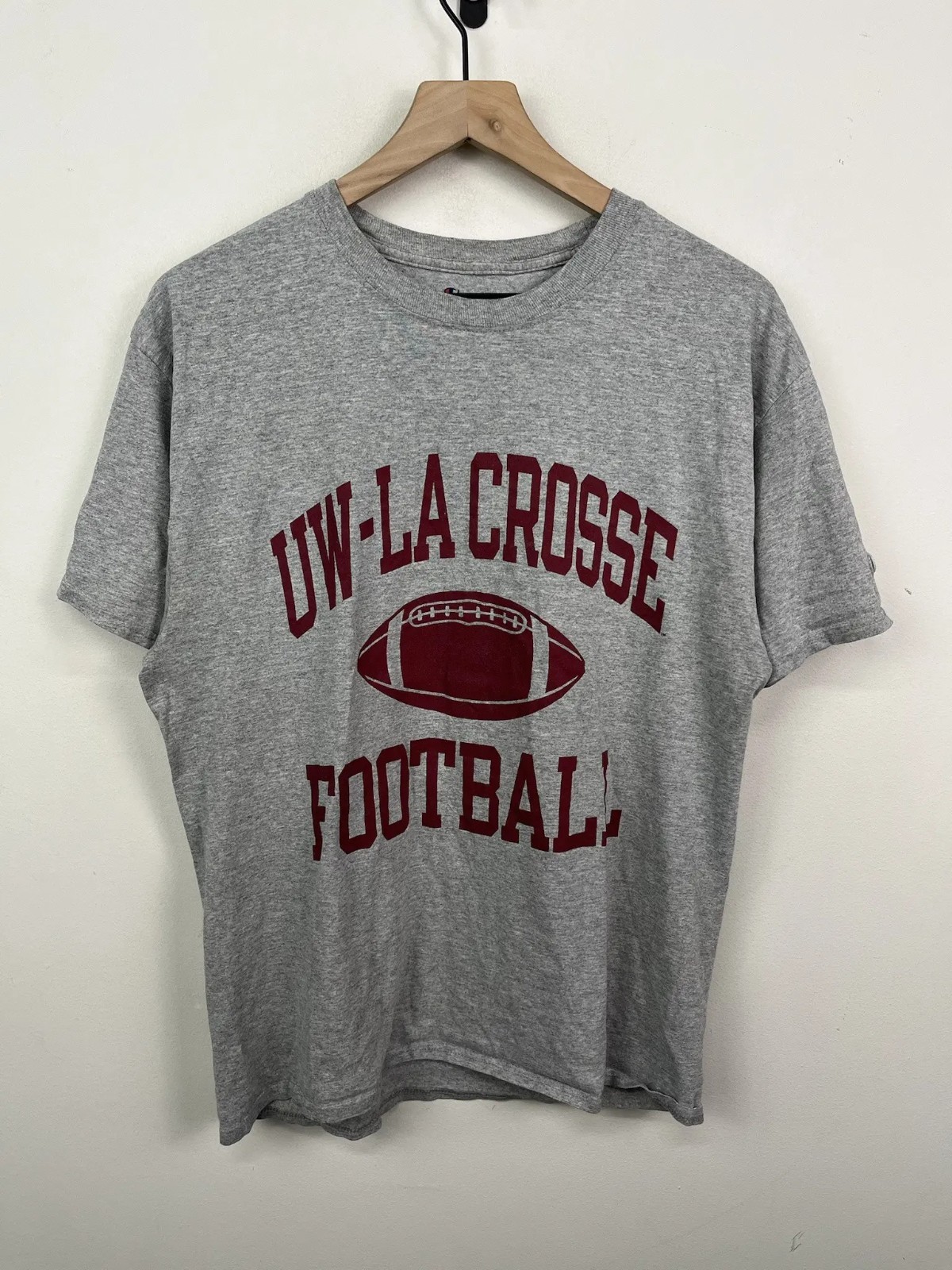 Vintage Y2K Champion UW Lacrosse Football T Shirt