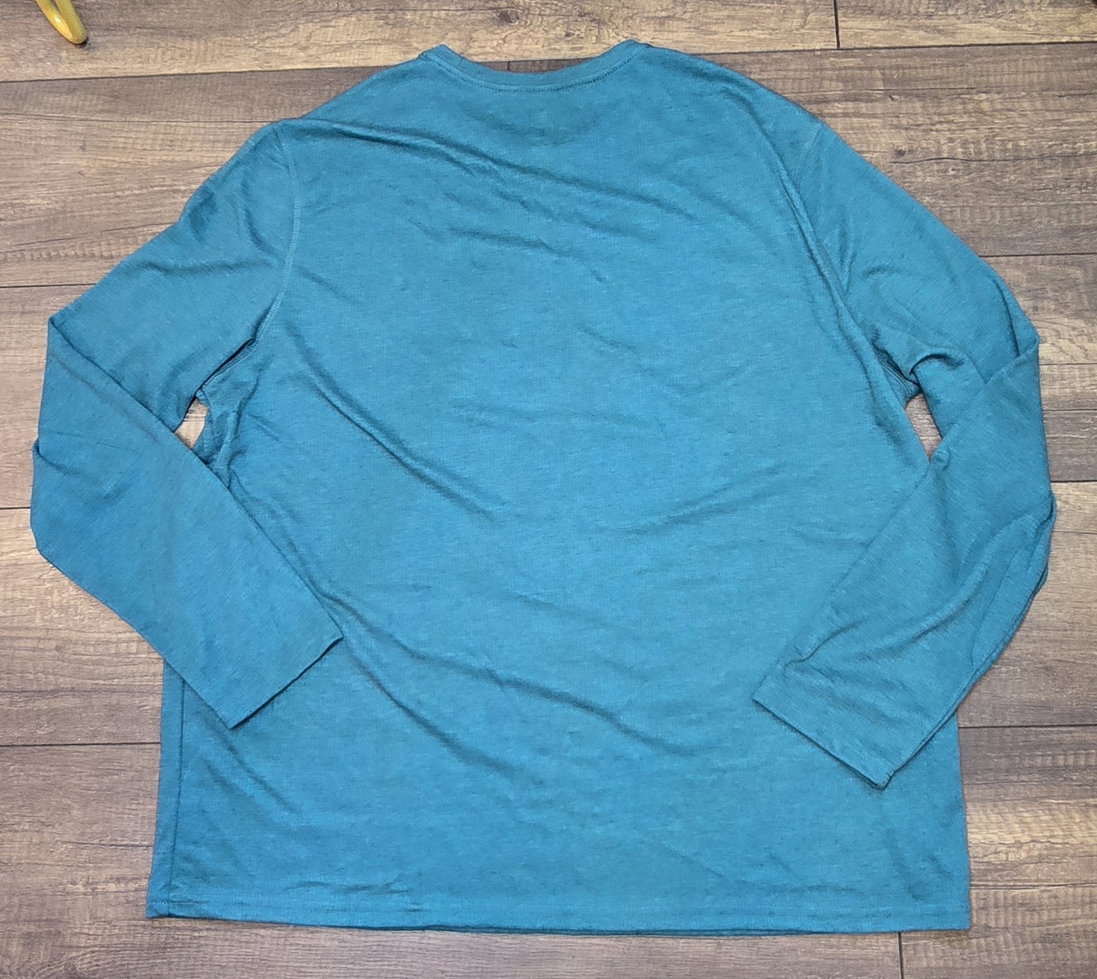 Athletic Works DriWorks Moisture Wicking Teal Long Sleeve Tee 2XL