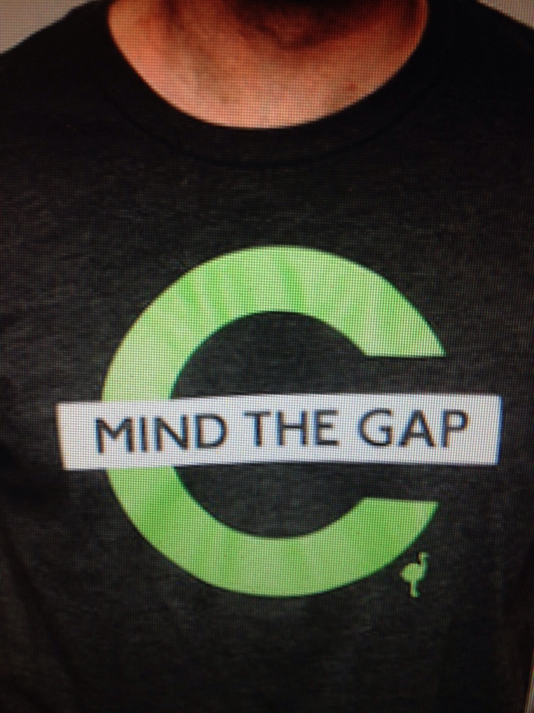the Chive *Authentic* MIND THE GAP Men&rsquo;s t-shirt S M L XL XXL XXXL KCCO BFM