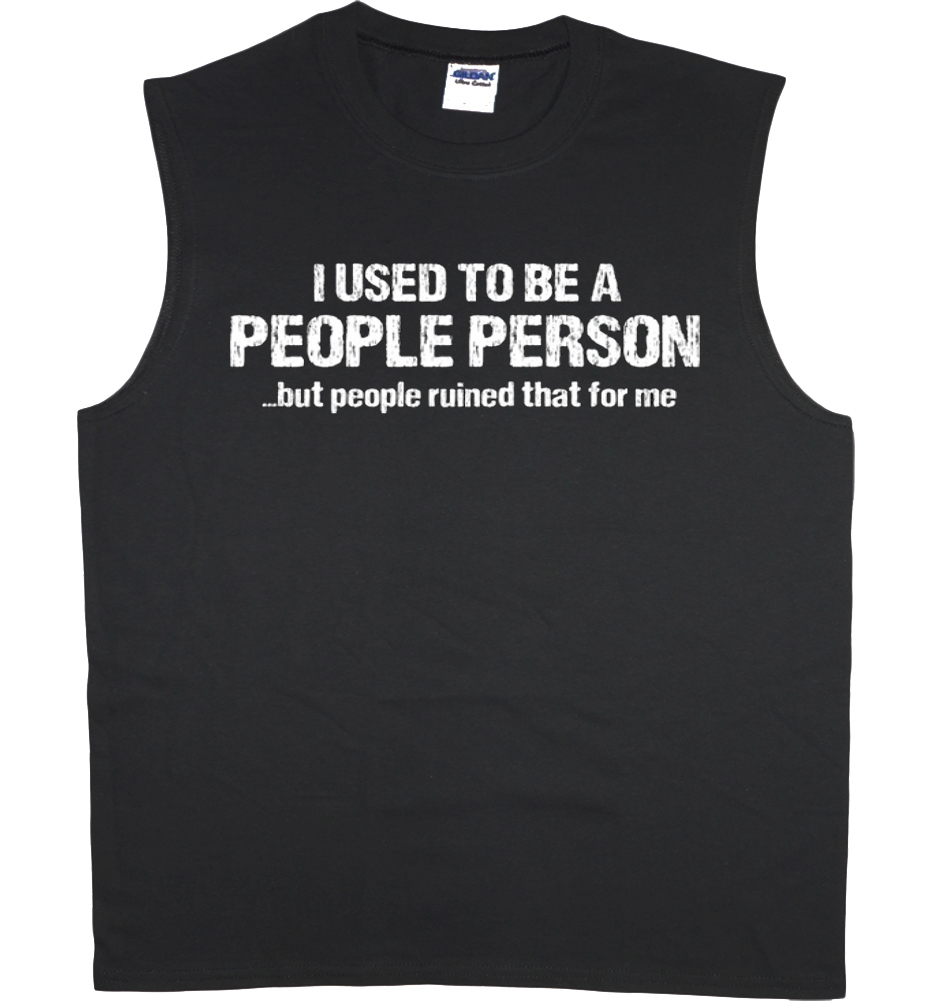 Men&rsquo;s sleeveless shirt funny saying decal tshirt tank top muscle tee shirt
