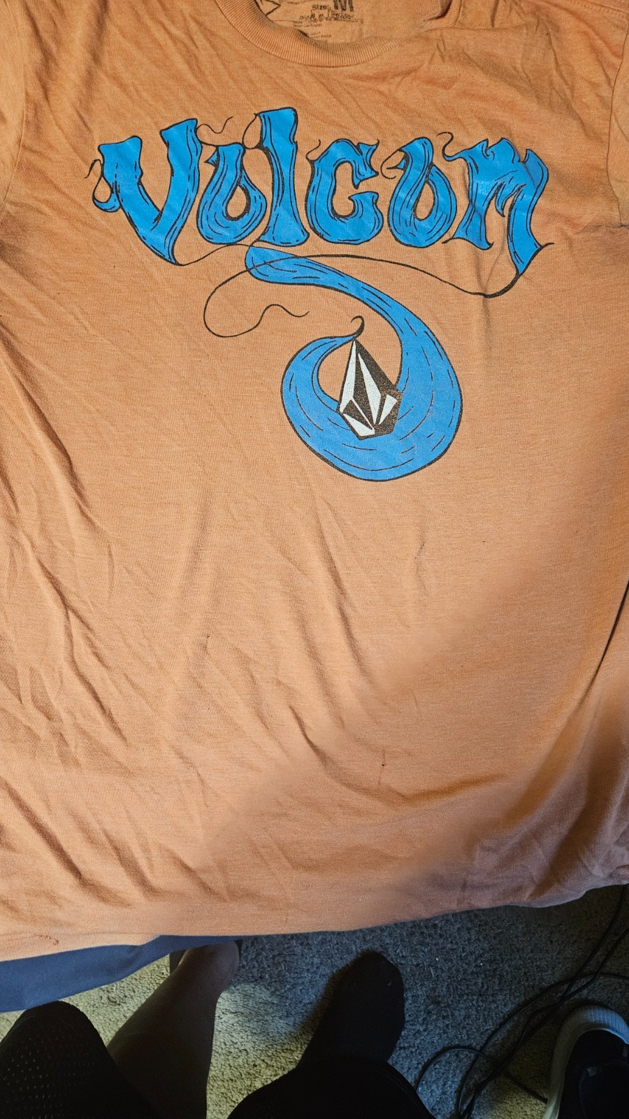 Medium Orange Vintage Volcom Shirt