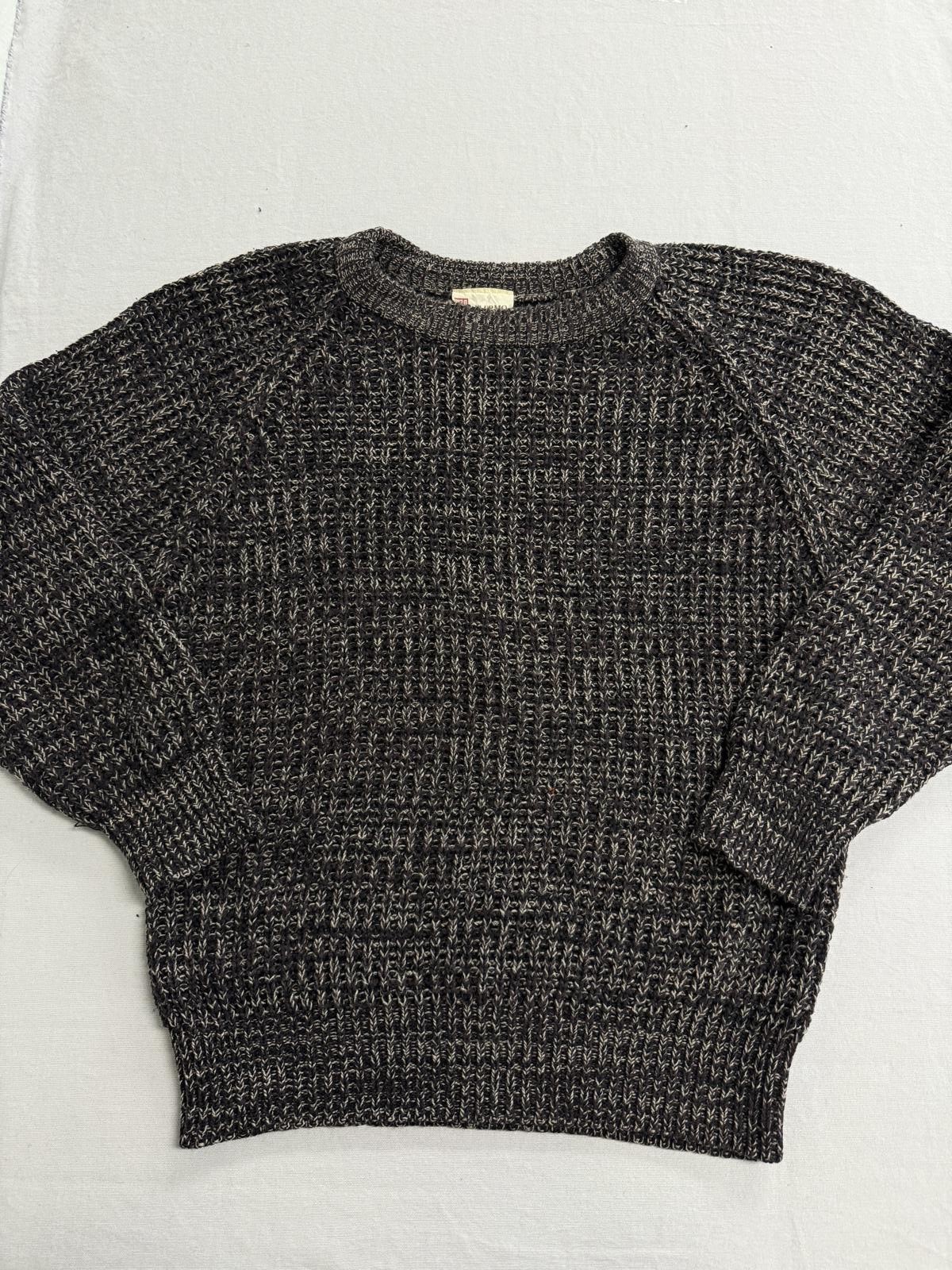Vintage Palermo Men&rsquo;s Knitted Sweater Dark Tri-Color – M