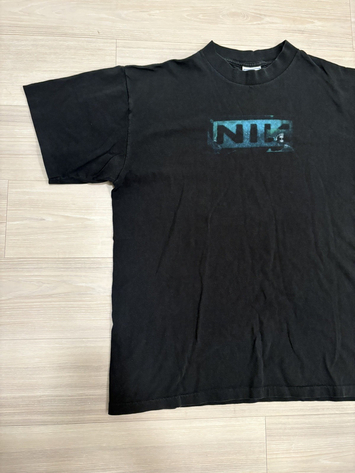 Vintage XL 90s Nine Inch Nails Nothing T Shirt Single Stitch