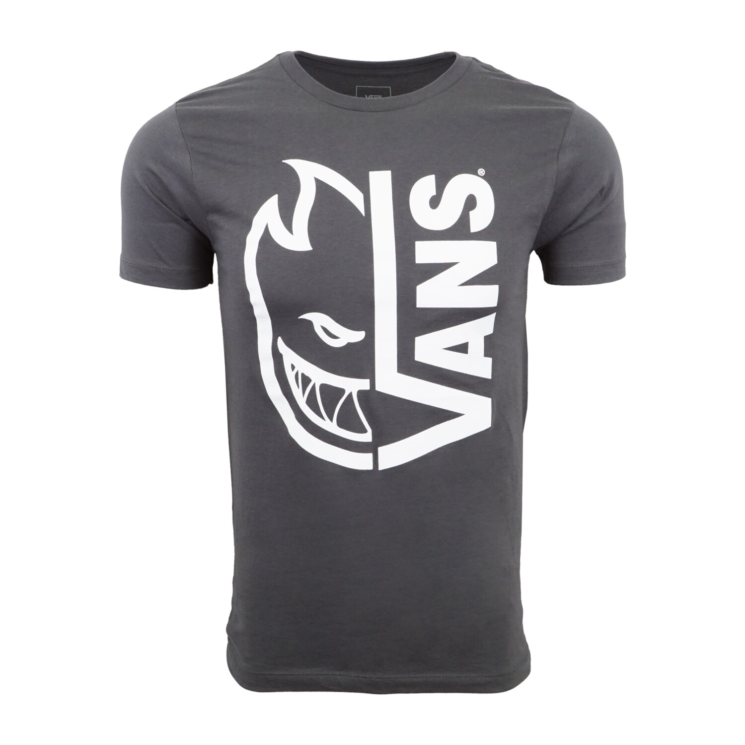 VANS MENS SPITFIRE T SHIRT PREMIUM CHARCOAL