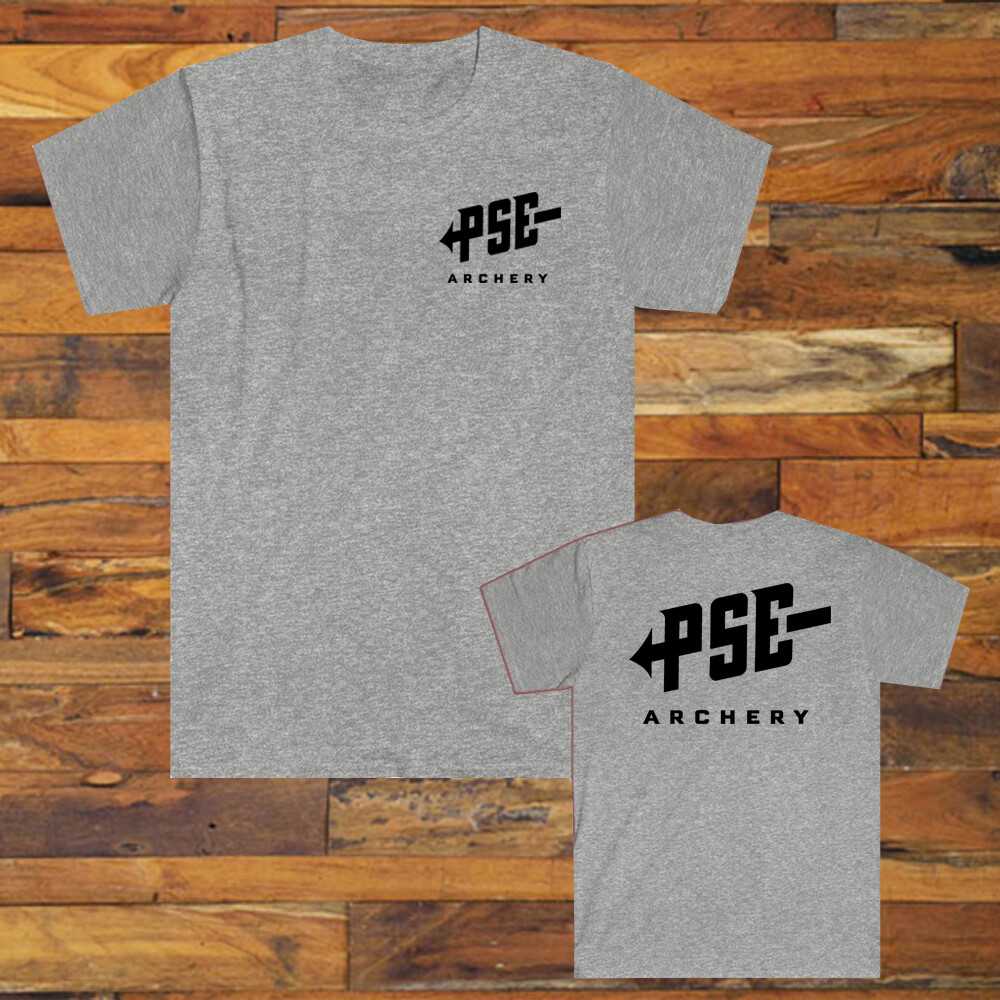 PSE Archery Logo Bows Men&rsquo;s Grey T-Shirt S-5XL