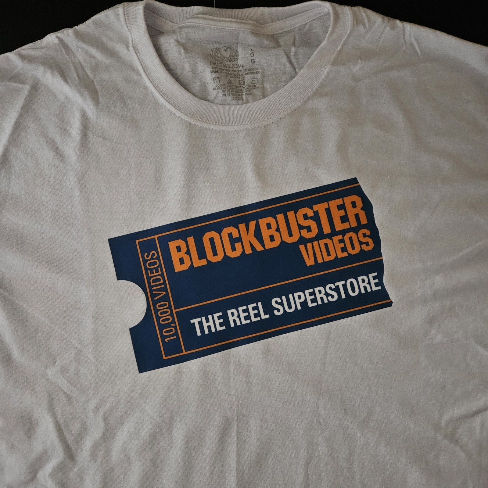 FREE SAME DAY SHIPPING Brand New BLOCKBUSTER 1985 Logo Shirt LARGE