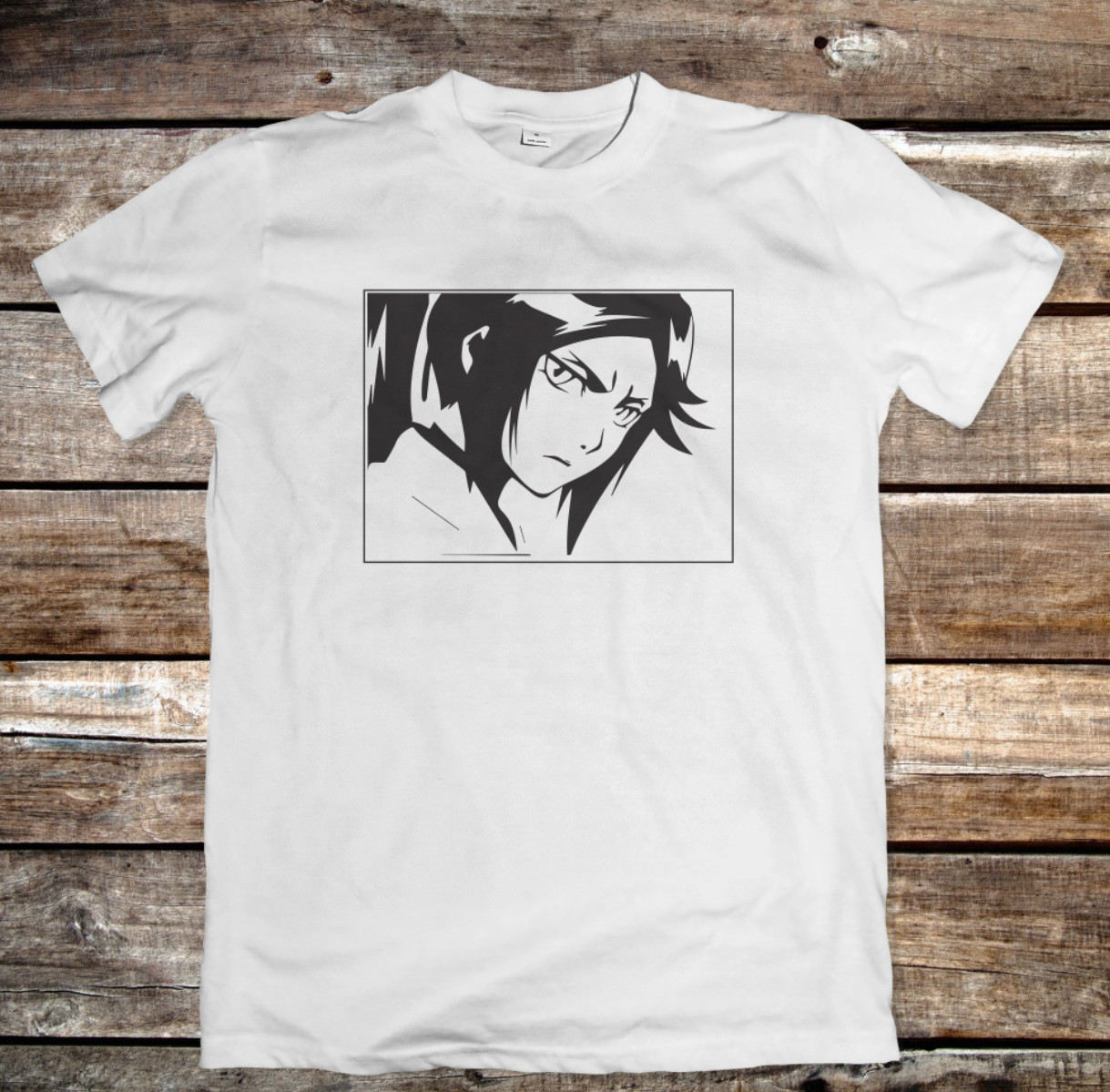 Bleach Yoruichi Anime Manga Graphic T- Shirt Unisex Apparel Retro Tee Design