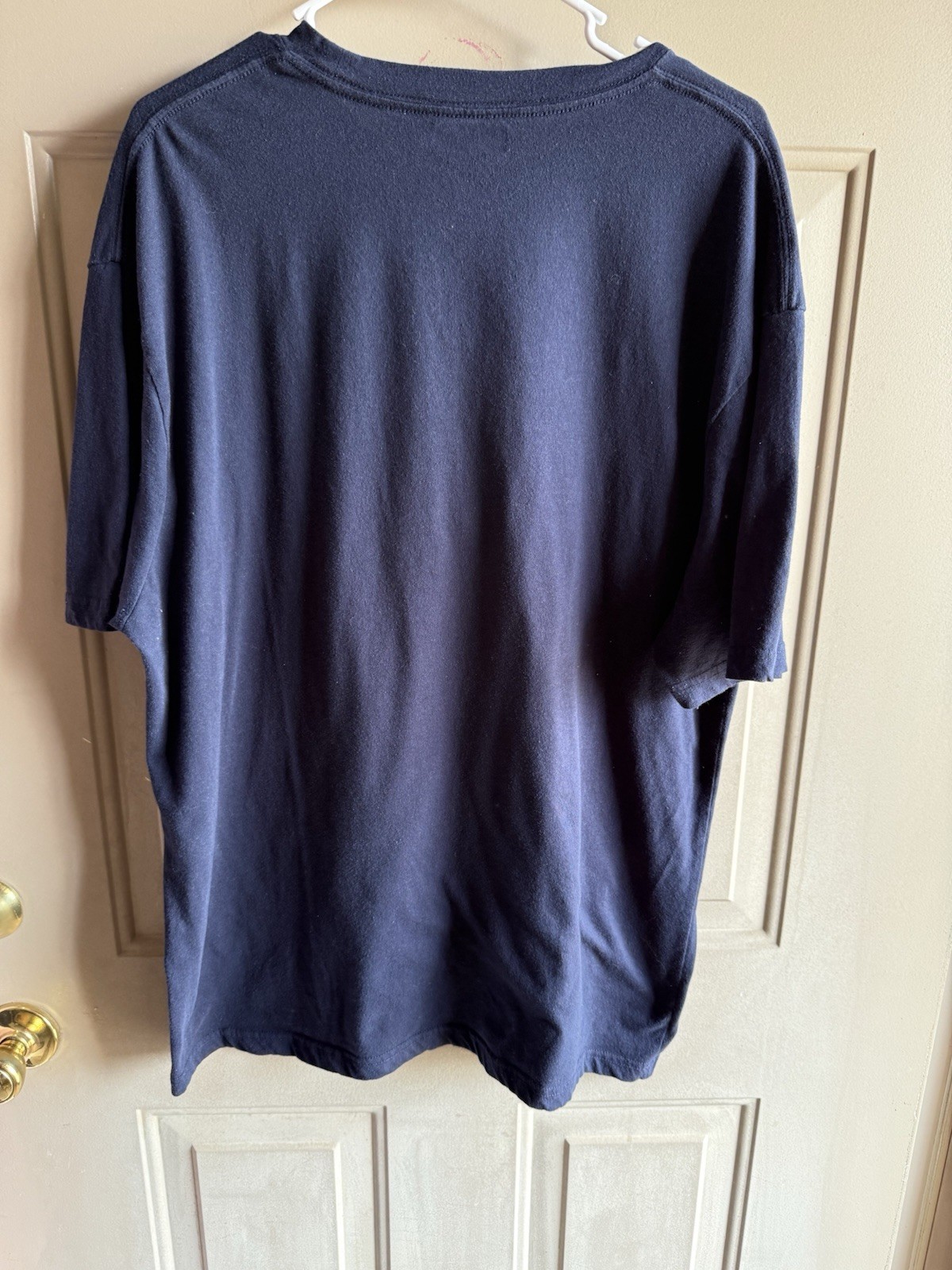 New England Patriots T-Shirt Blue Short Sleeve Size XL NFL Football