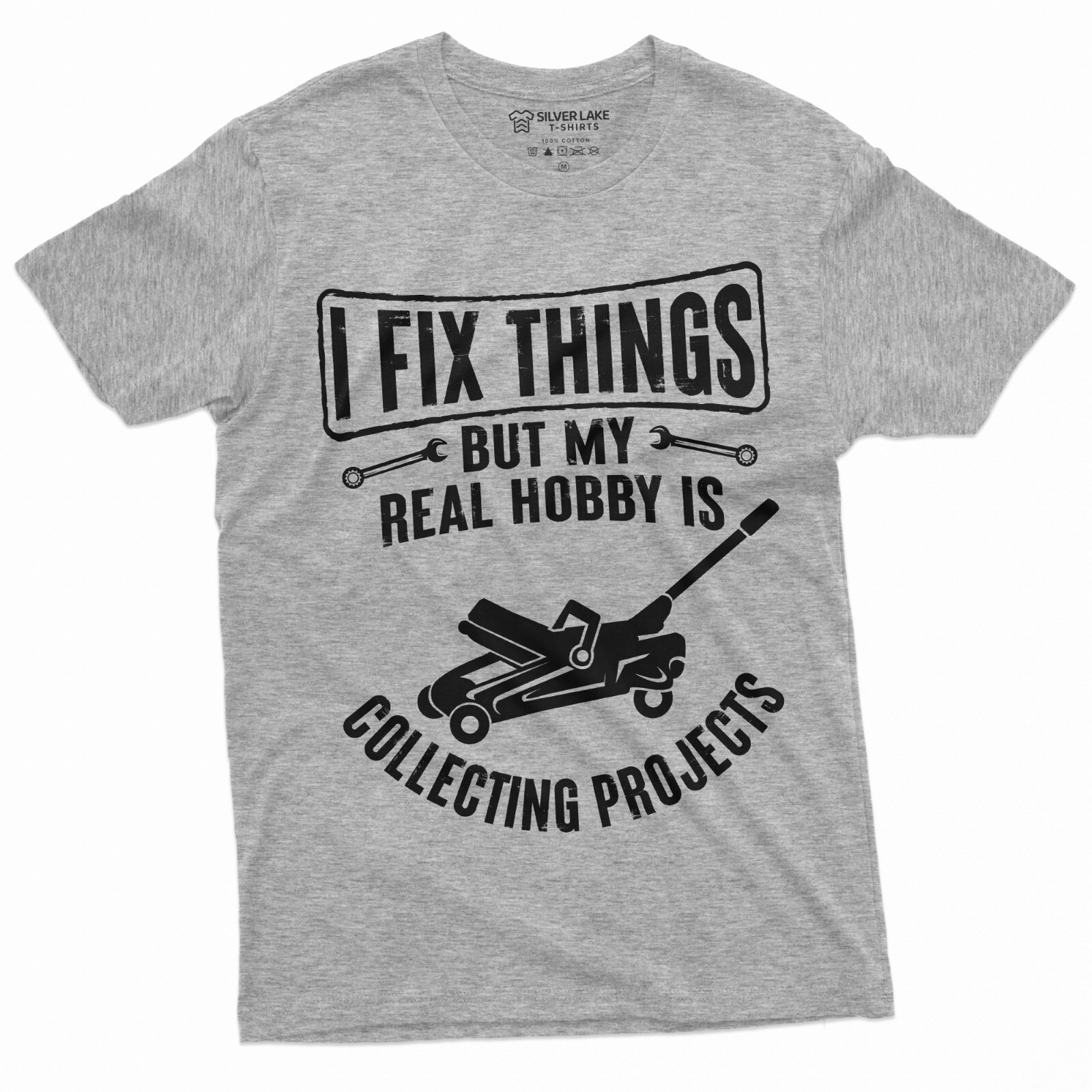 Men&rsquo;s Mechanic Funny Tee Shirt I fix Things Collecting Objects Humor Tee For Him