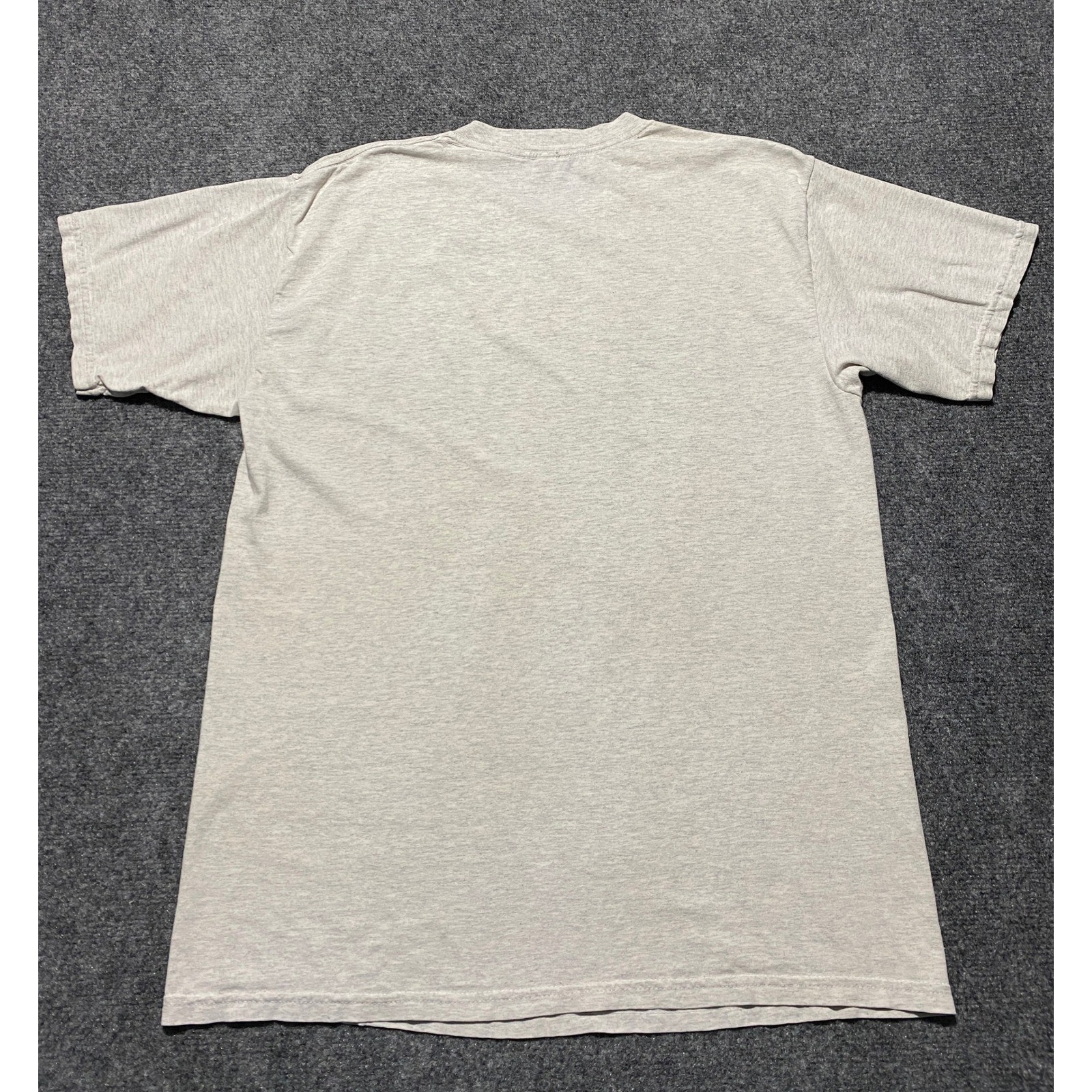 Super Power For America Locomotive Graphic Tee Men&rsquo;s Size L Gray Steam Train
