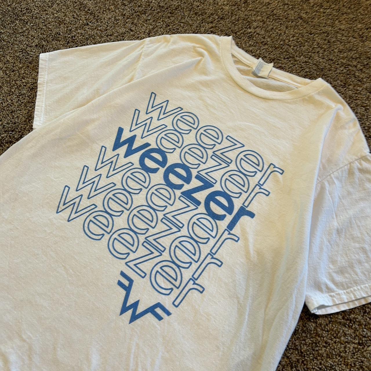 Weezer band Logo Basic Style Retro Short Sleeve Unisex T shirt 90s NH19627