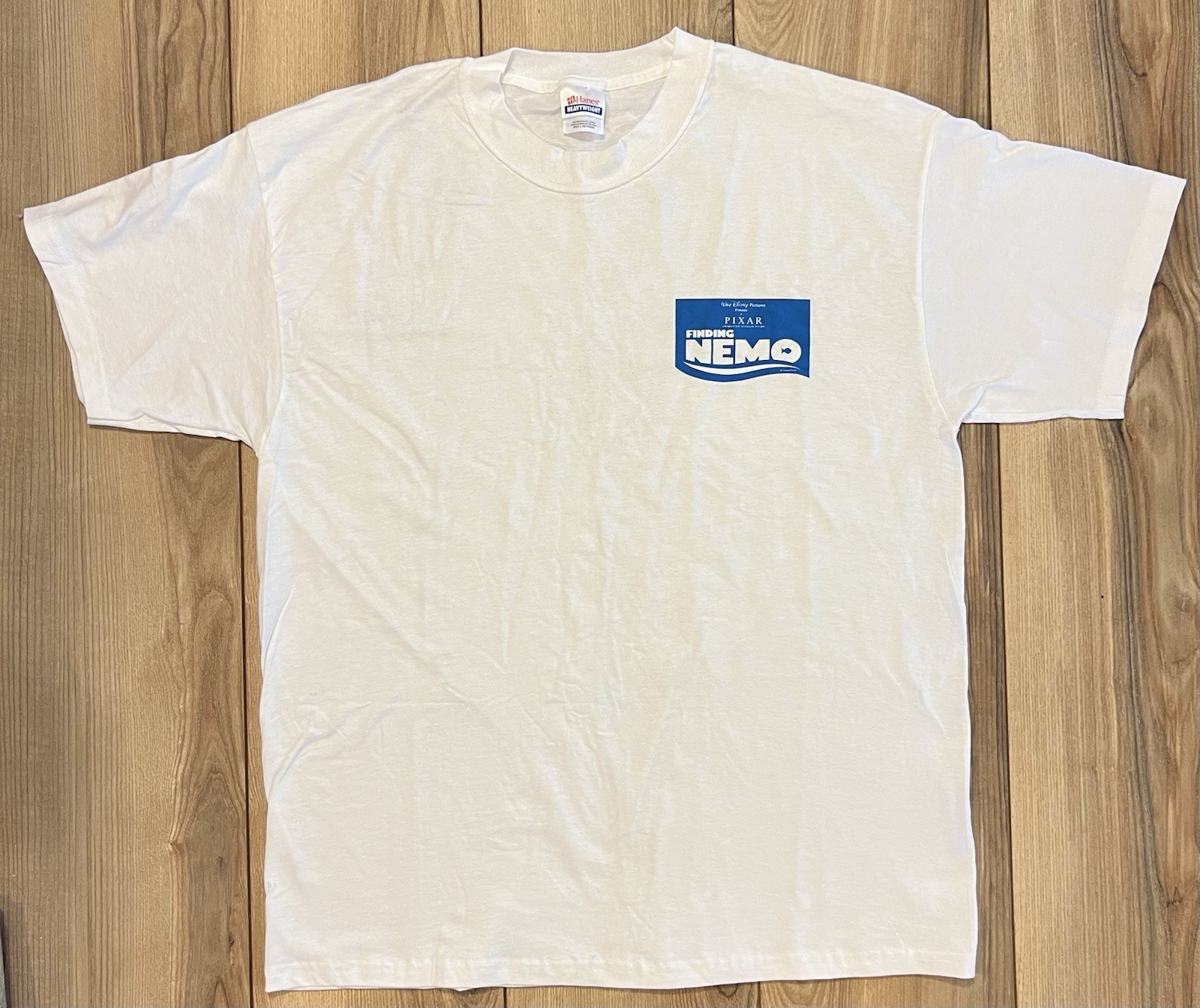 Disney Pixar Finding Nemo Movie Promo T-Shirt Men&rsquo;s L White NOS Vintage Y2K