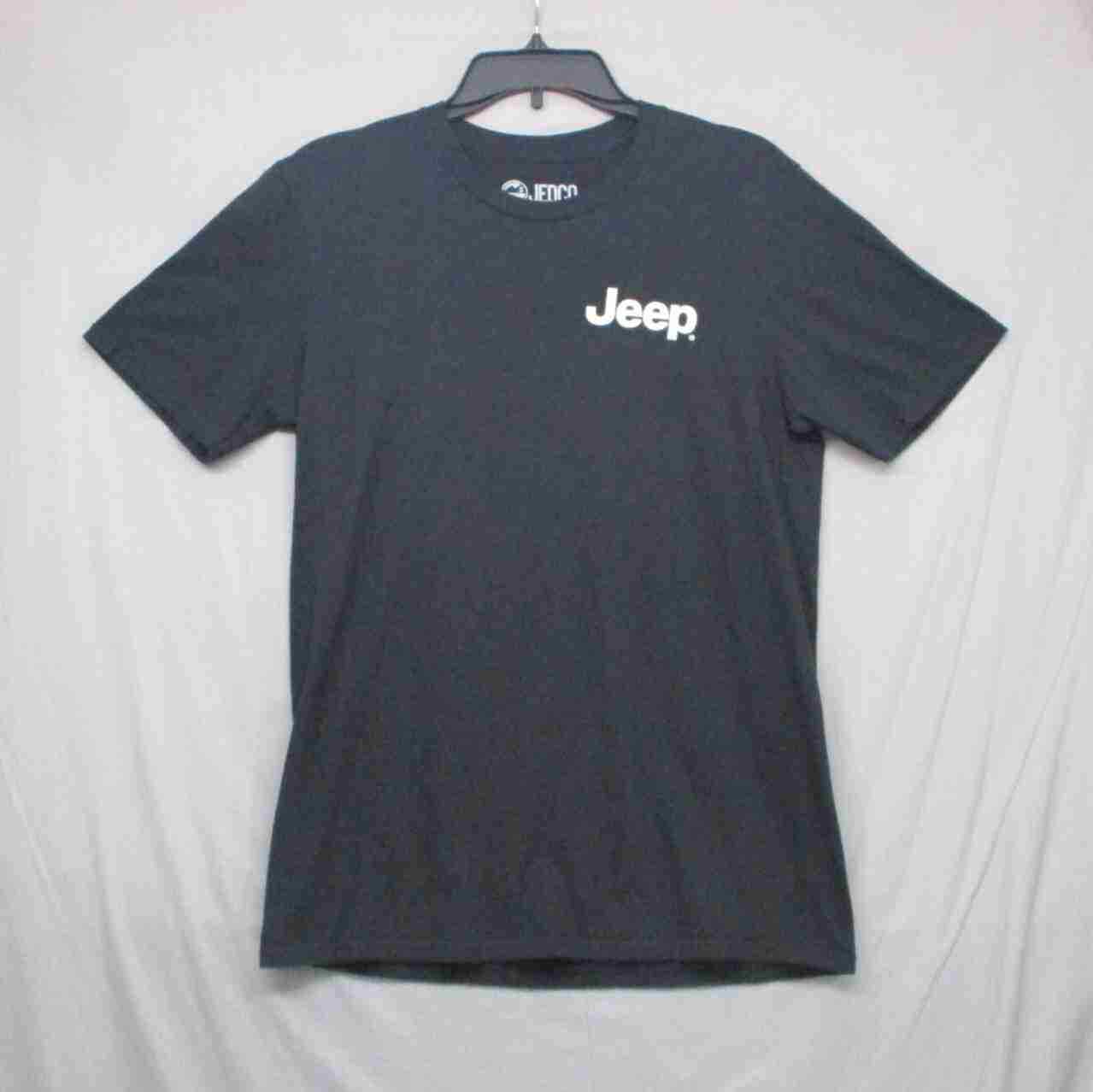 Jedco Black Graphic Trendy Adventure Unisex TShirt Size Medium