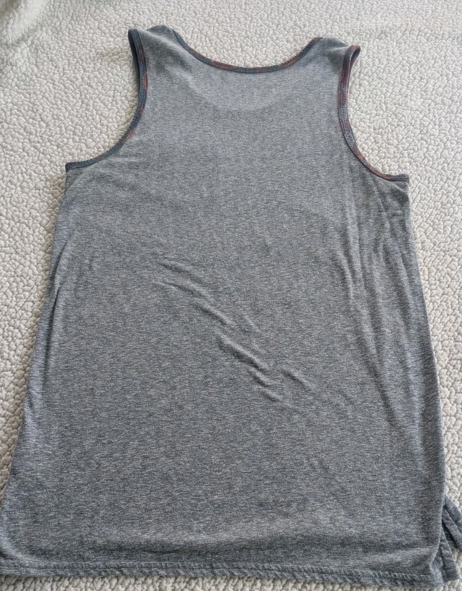 Mossimo Supply Co Gray Tank Top W/ Pocket Design Mens Size Small