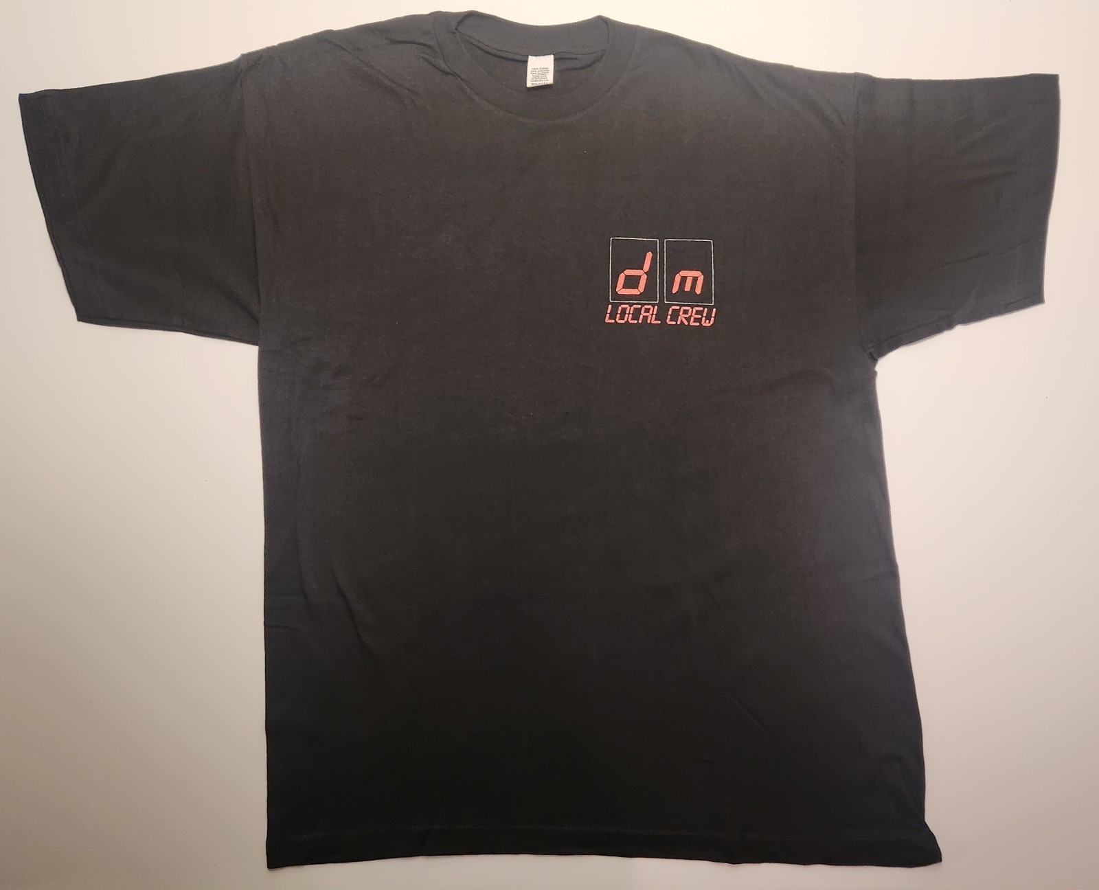 Vintage 90s Depeche Mode Local Crew Concert T Shirt XL Nice Cond. As Pictured
