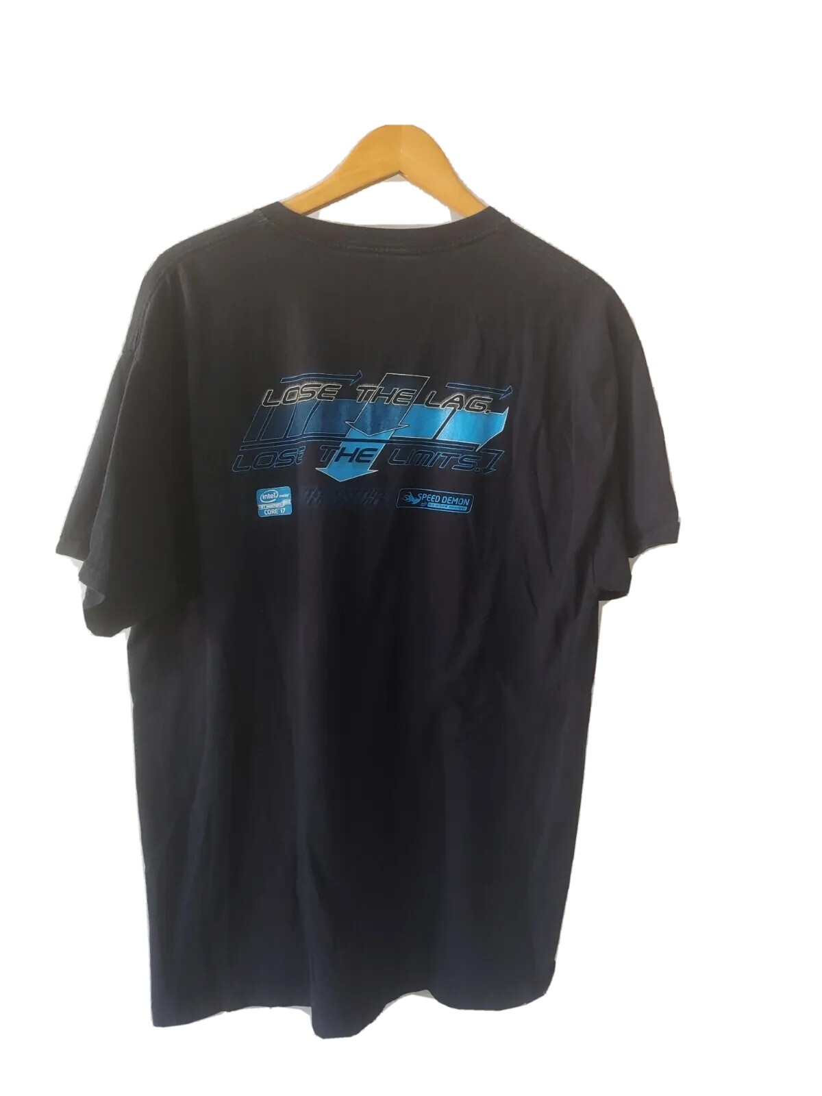 C Port And Company Graphic T-Shirt Mens XL Short Sleeve Black Crew Neck