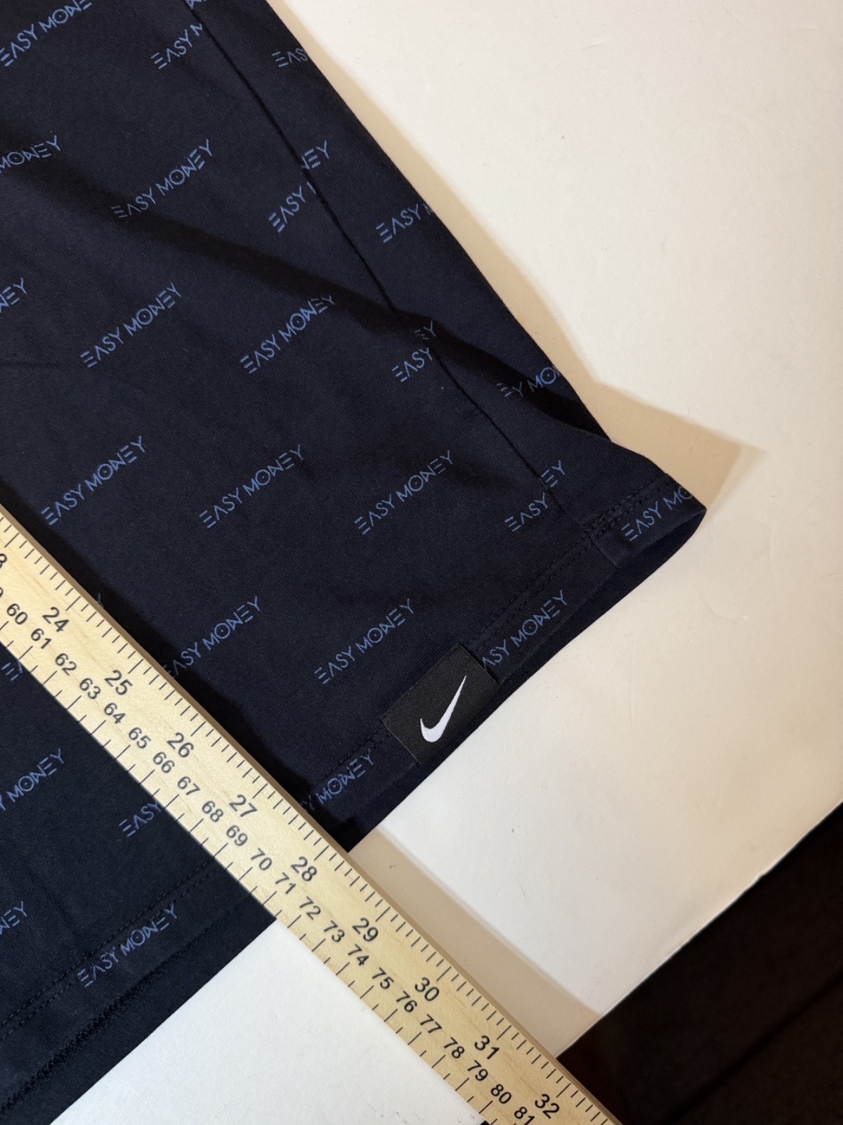 The Nike Tee Large L Black 2016 KD Kevin Durant Easy Money All Over Print Shirt