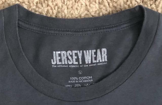 Jersey Boys Story Of Frankie Valli And The Four Seasons Jersey Wear Gray Tee L