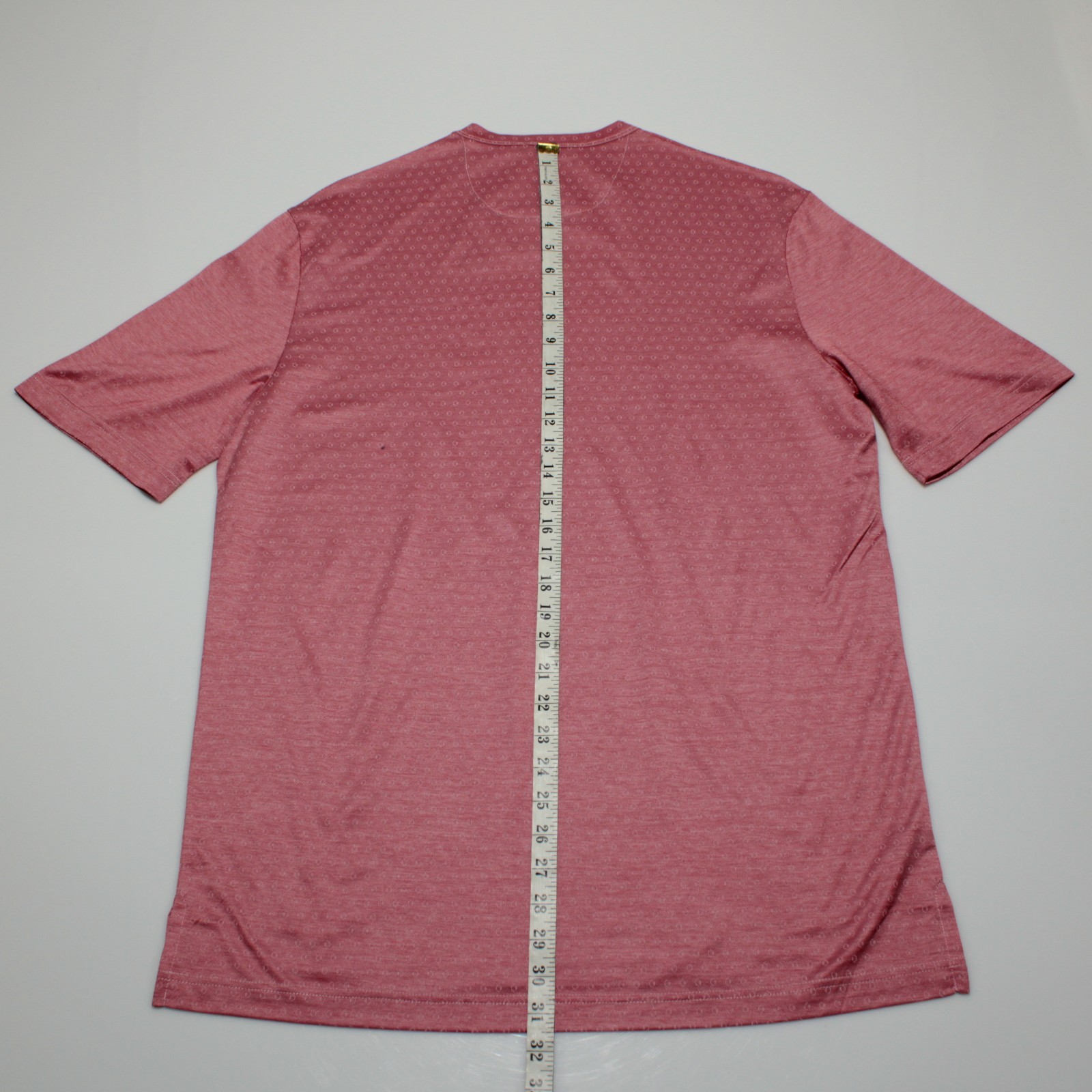 Italo Ferretti NWT Short Sleeve Crew Neck T-Shirt Size L in Red 100% Cotton