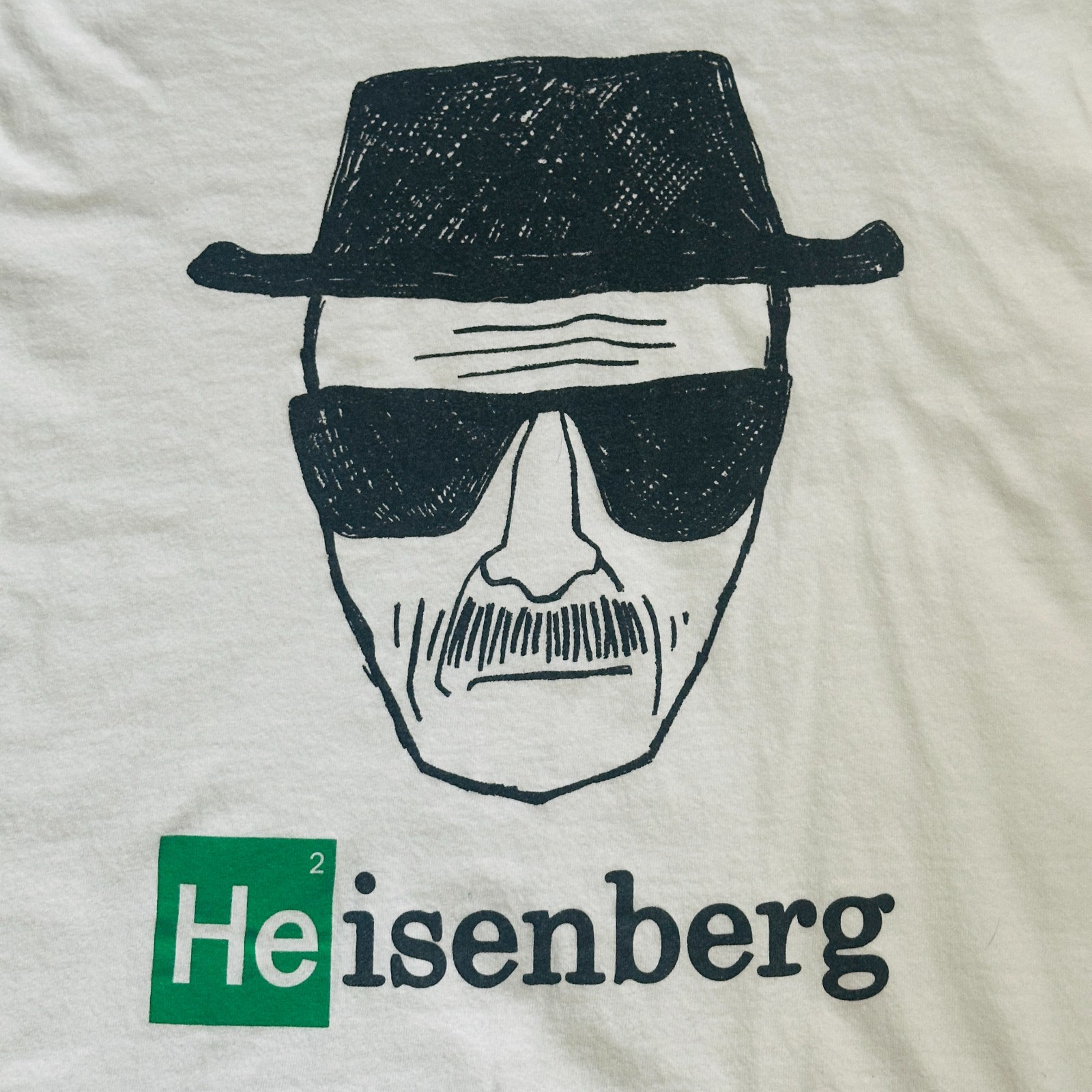 Heisenberg T Shirt Men&rsquo;s Large L White – Breaking Bad Graphic Tee